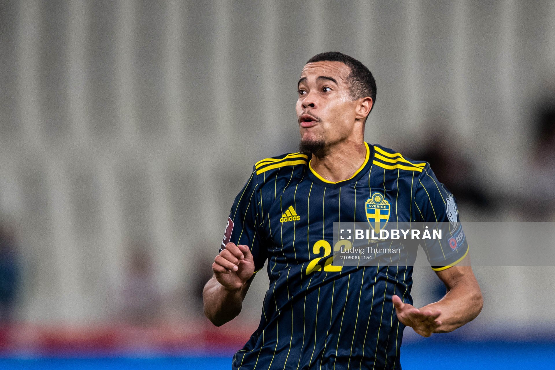 Robin Quaison of Sweden