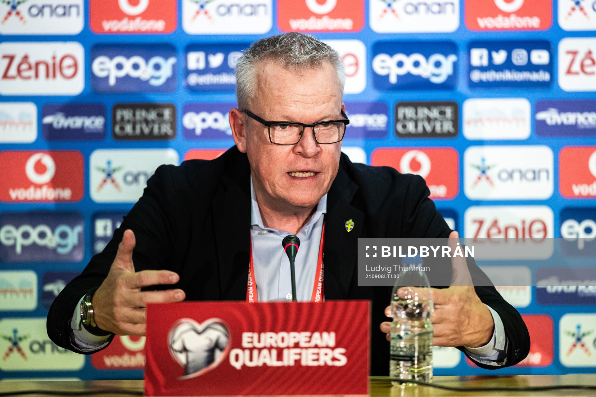 Head coach Janne Andersson of Sweden