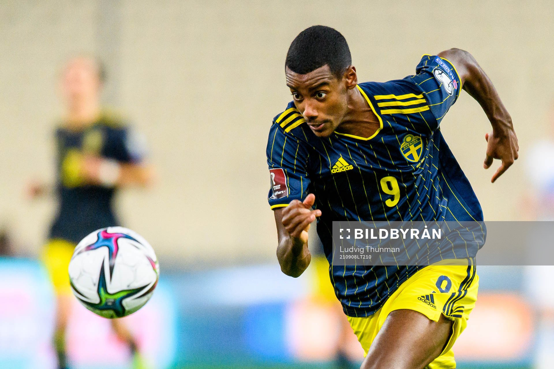 Alexander Isak of Sweden