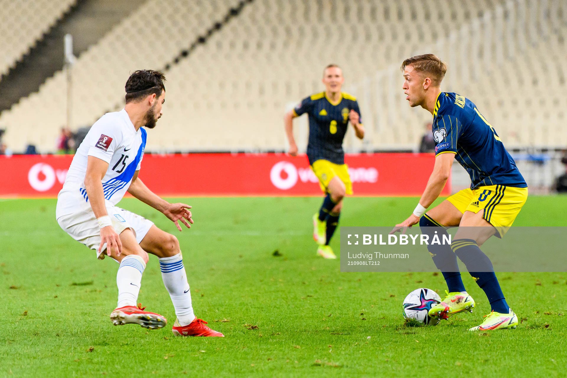 Jesper Karlsson of Sweden and Thanasis Androutsos of Greece