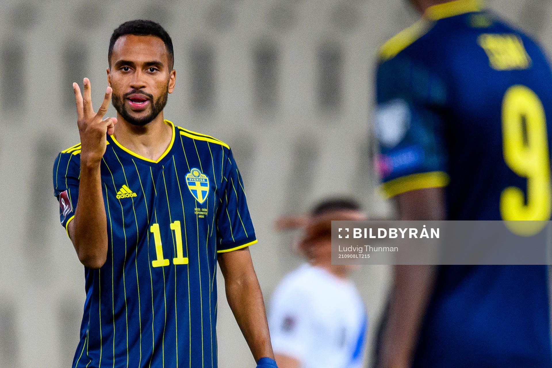 Isaac Kiese-Thelin of Sweden