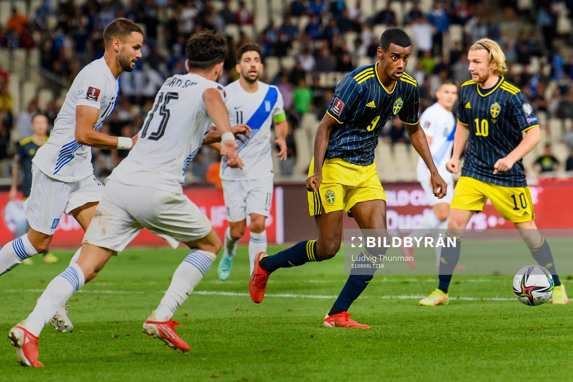 Alexander Isak of Sweden