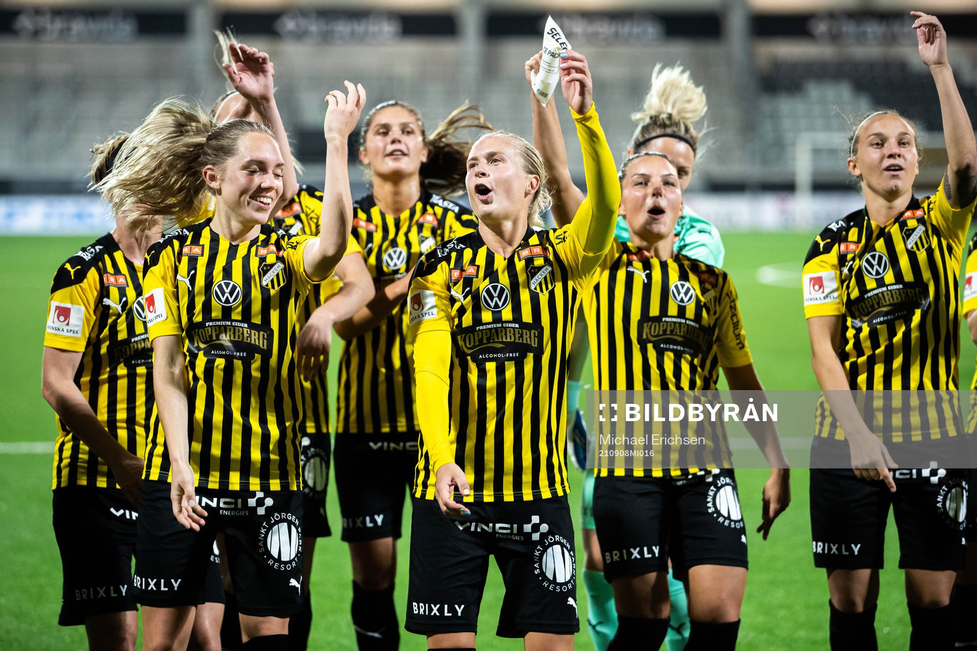 Players of Häcken celebrated