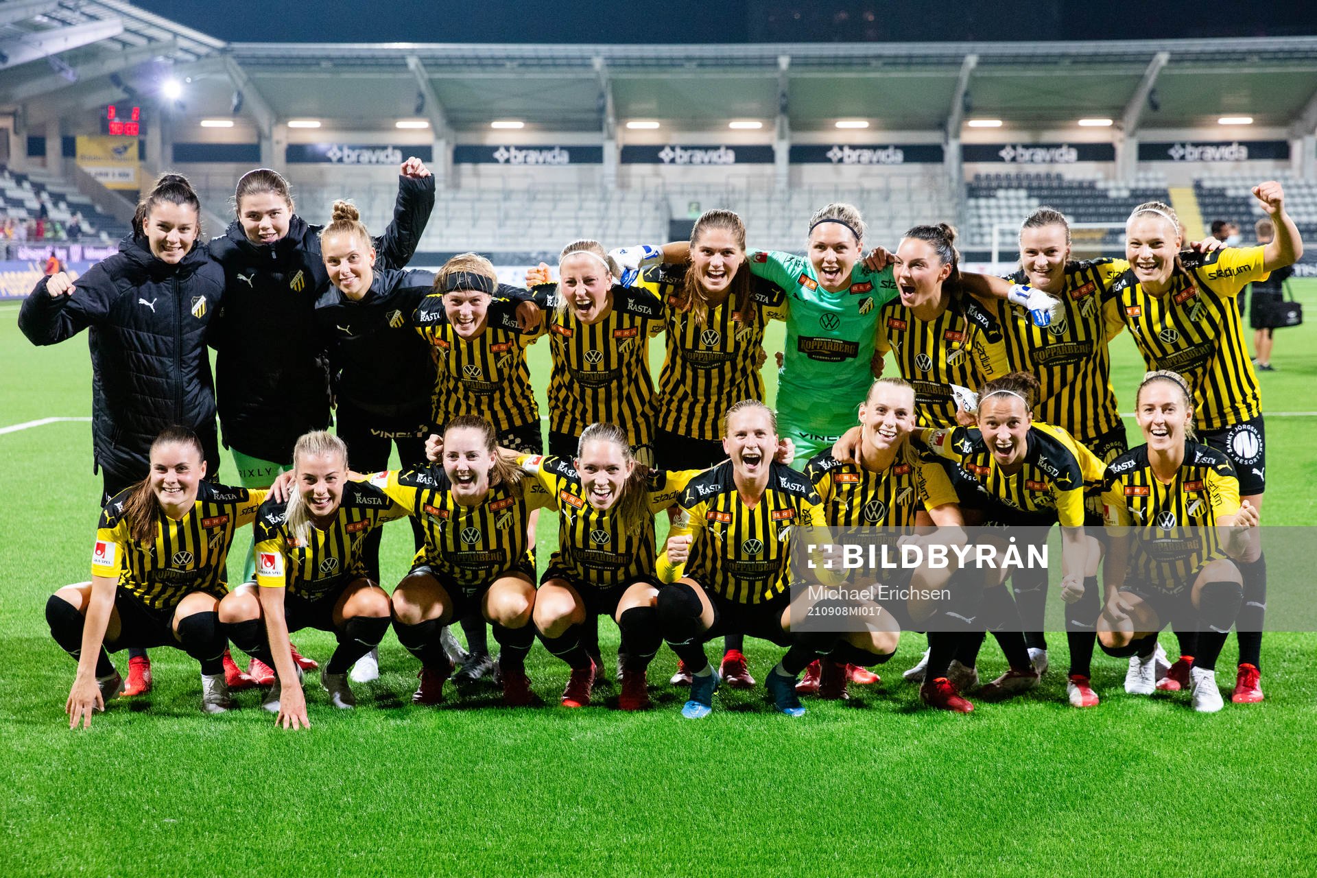 Players of Häcken celebrates
