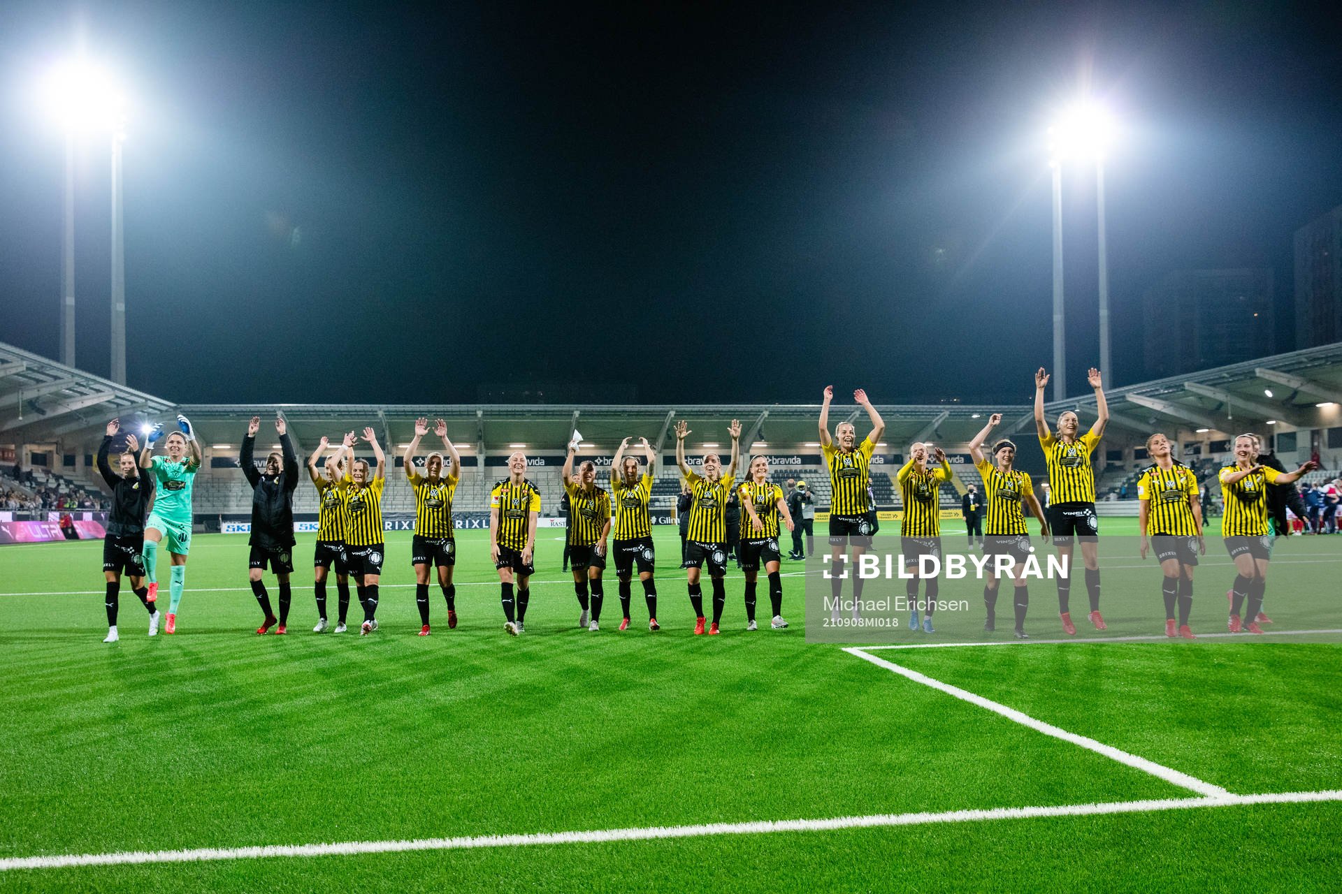 Players of Häcken celebrates