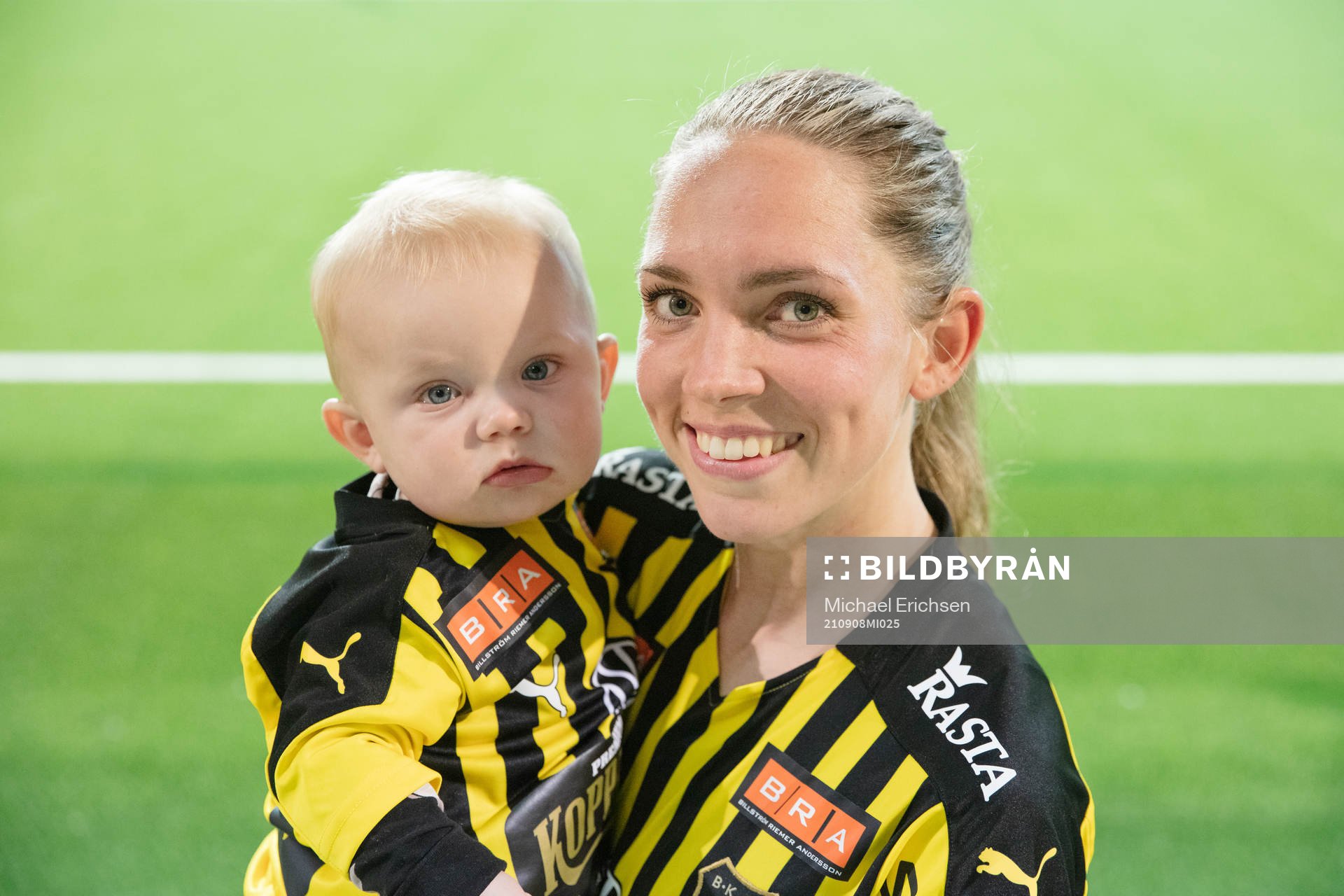 Elin Rubensson with her son Frans
