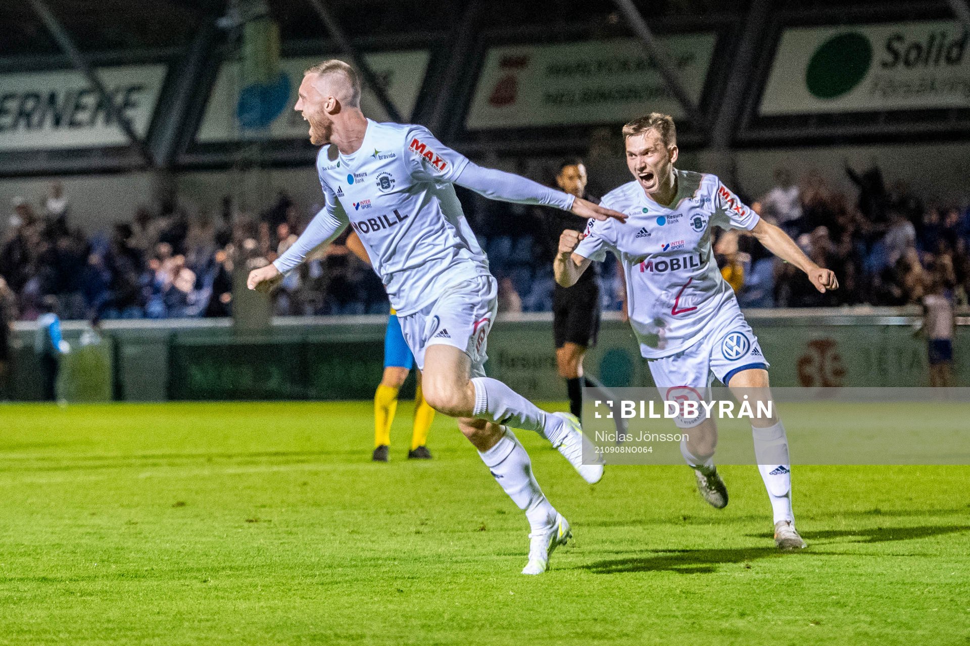 Ängelholms Anton Kinnander jublar