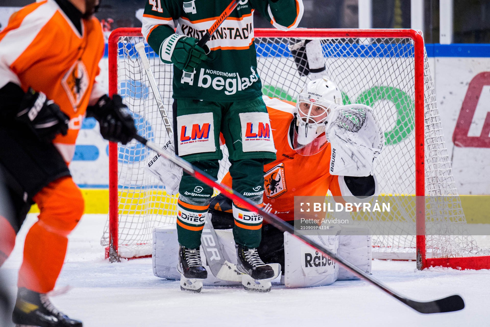 Karlskronas målvakt Mika Järvinen