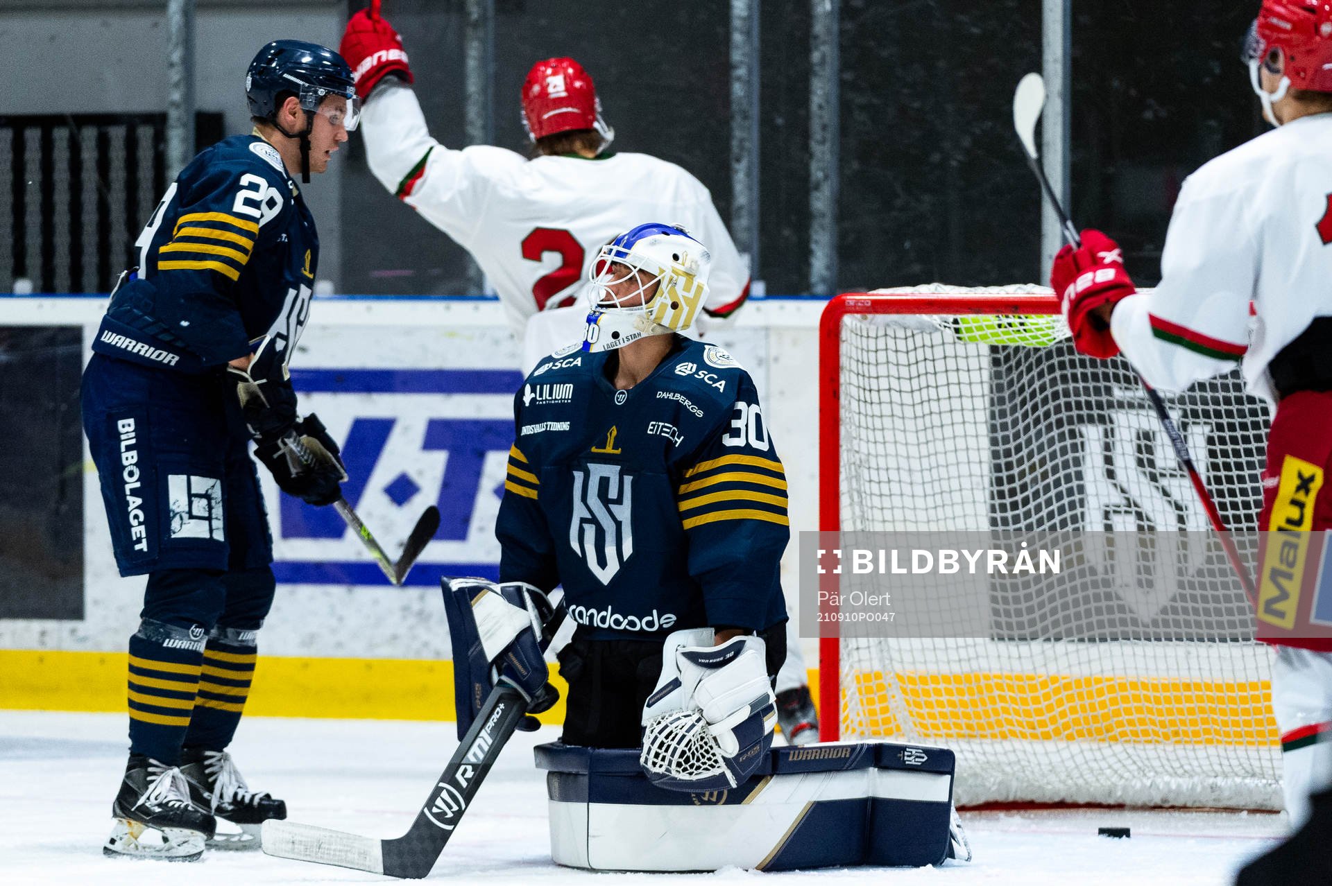Sundsvalls målvakt Christof Von burg släpper in 2-1