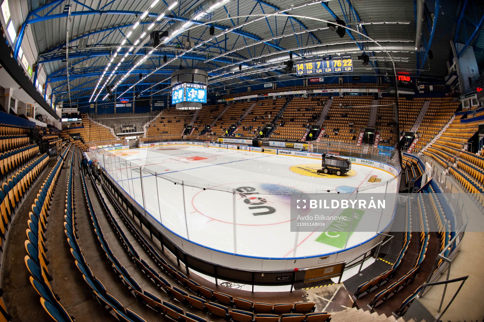 Kinnarps Arena interiör i pausen