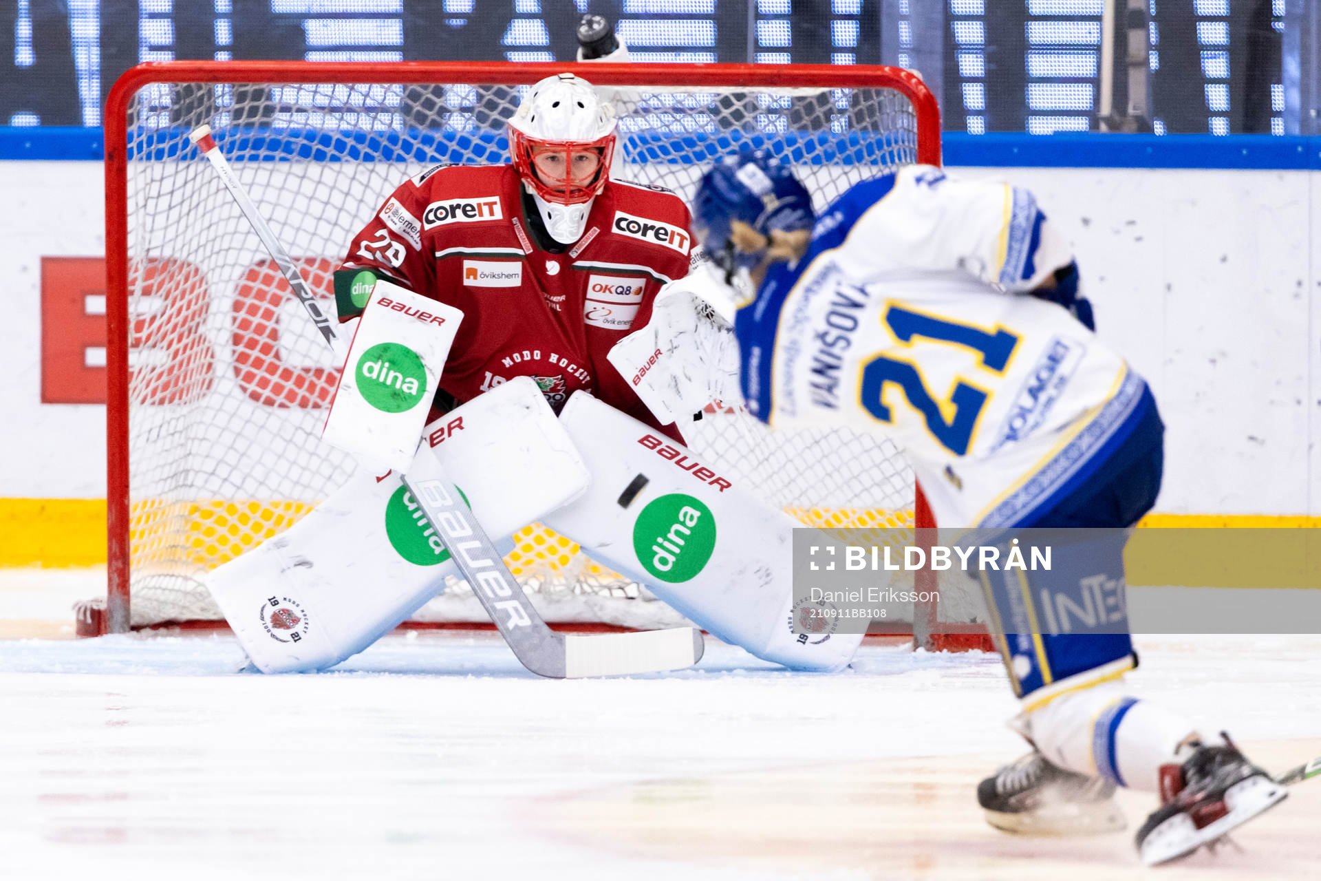 MODOs målvakt Klara Peslarova