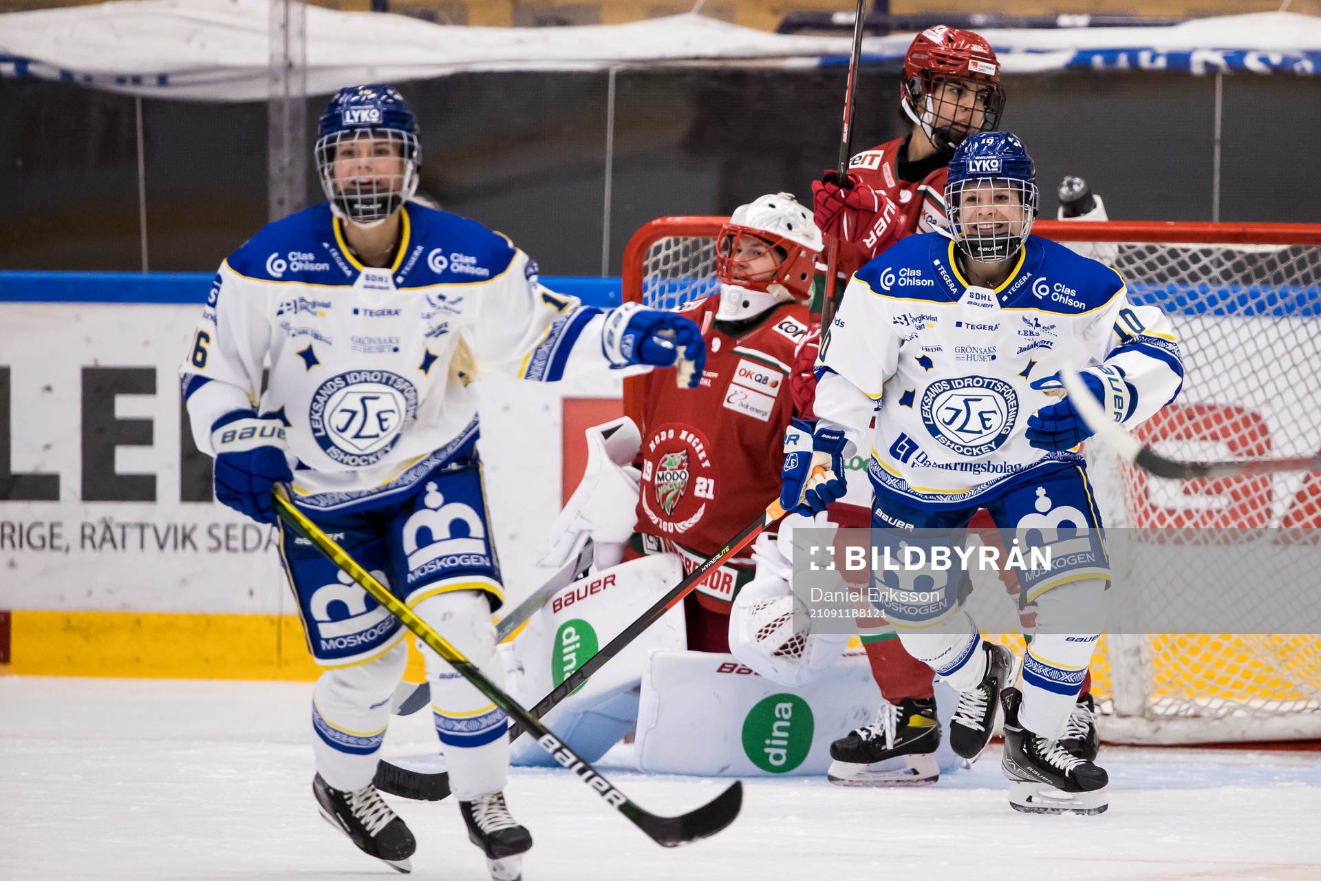 Leksands Phoebe Staenz jubel