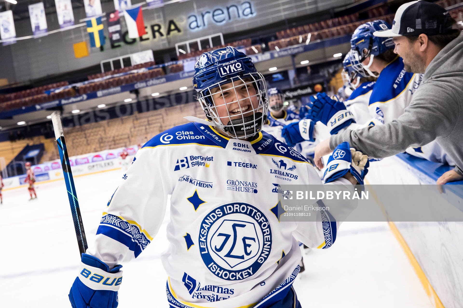 Leksands Malou Berggren jubel