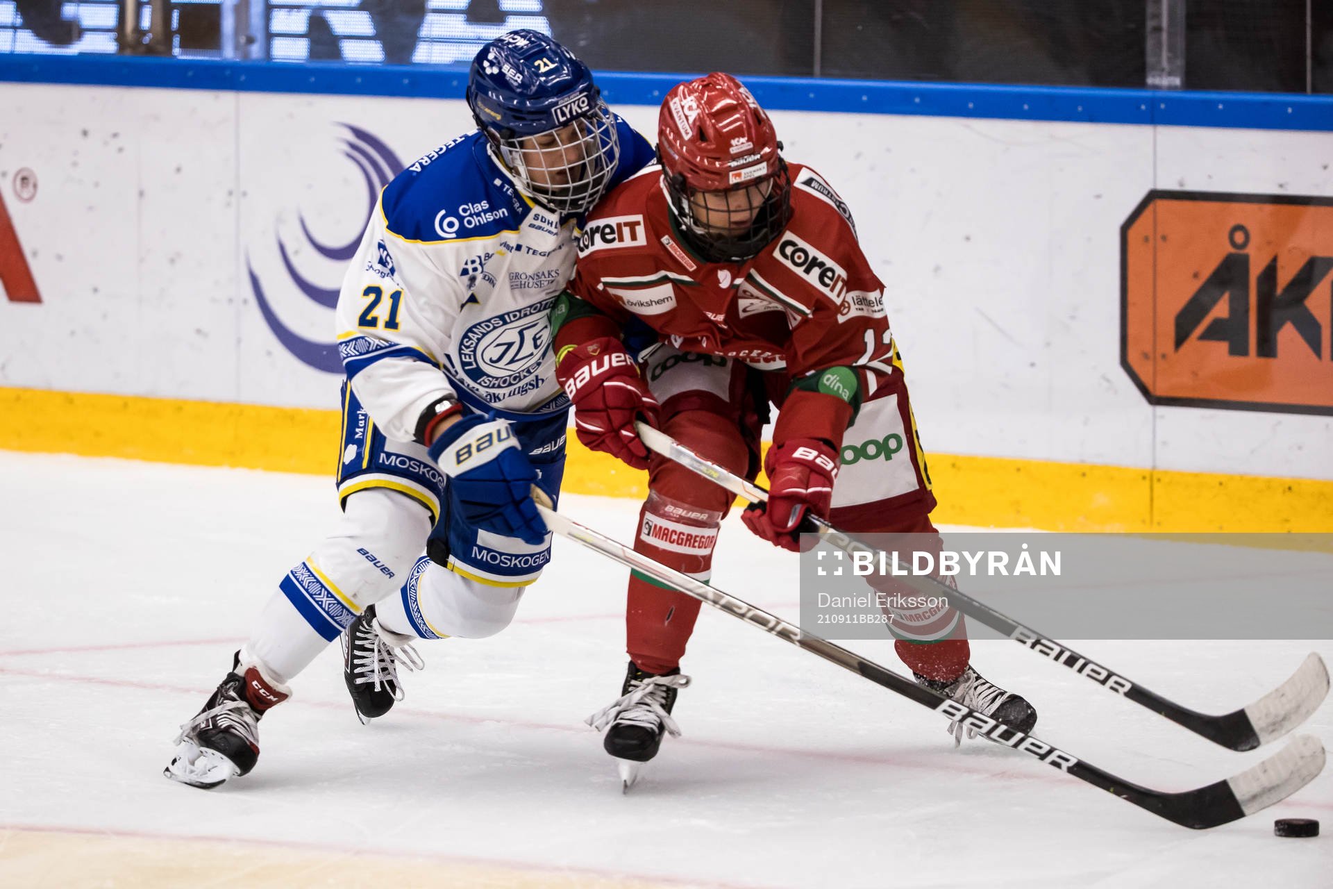 Leksands Tereza Vanisova och Modos Mina Waxin