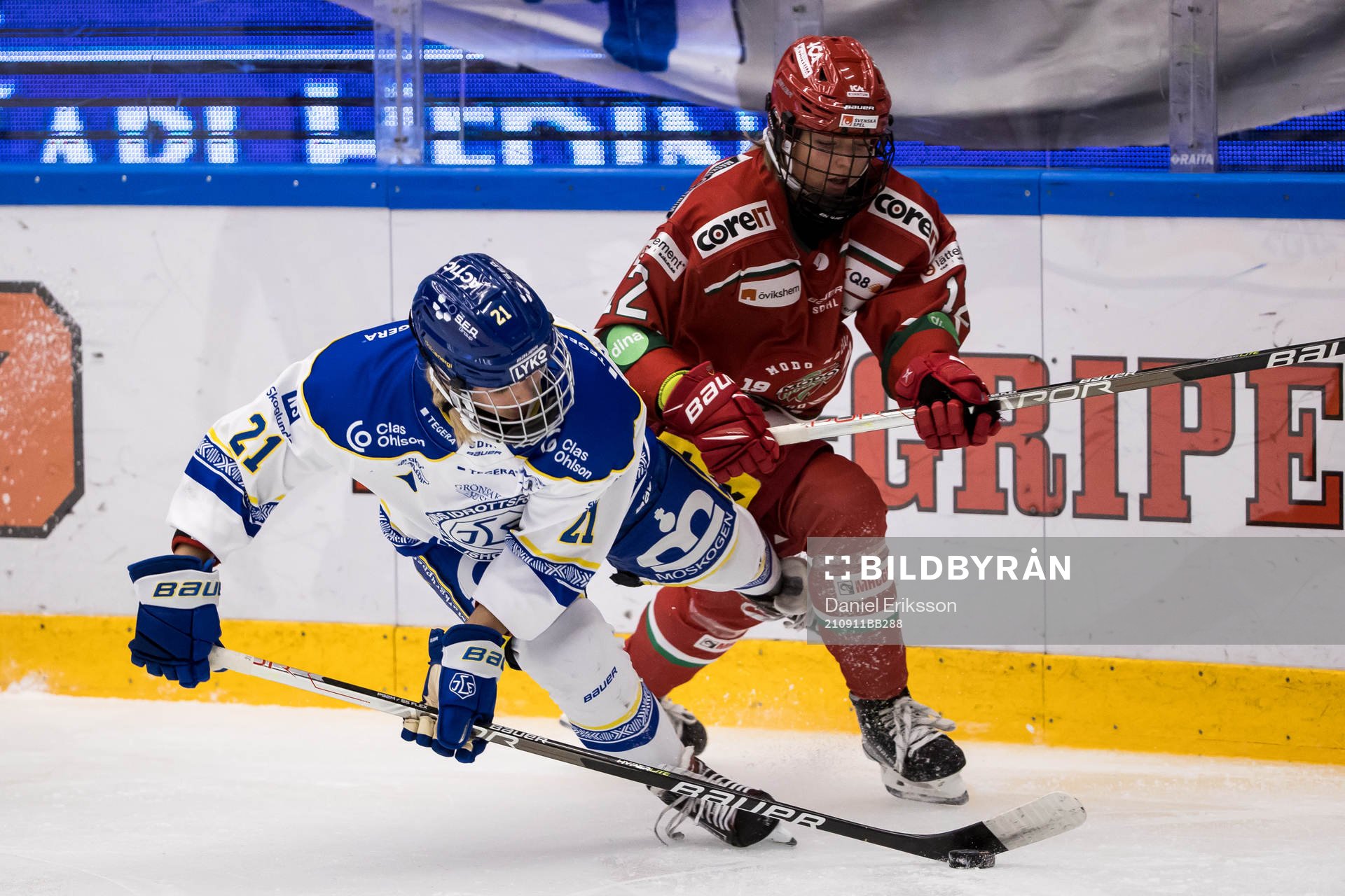 Leksands Tereza Vanisova och Modos Mina Waxin