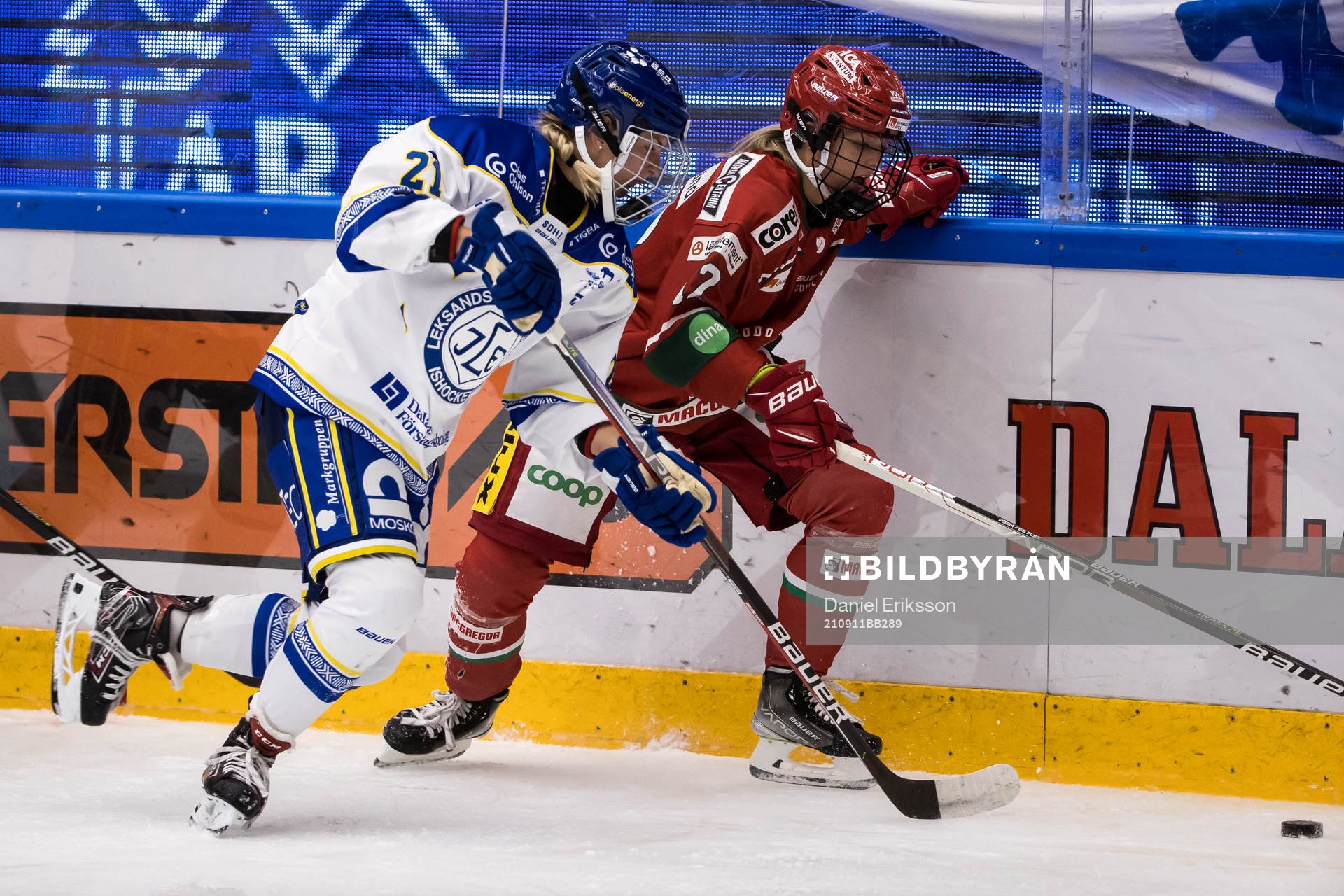 Leksands Tereza Vanisova och Modos Mina Waxin