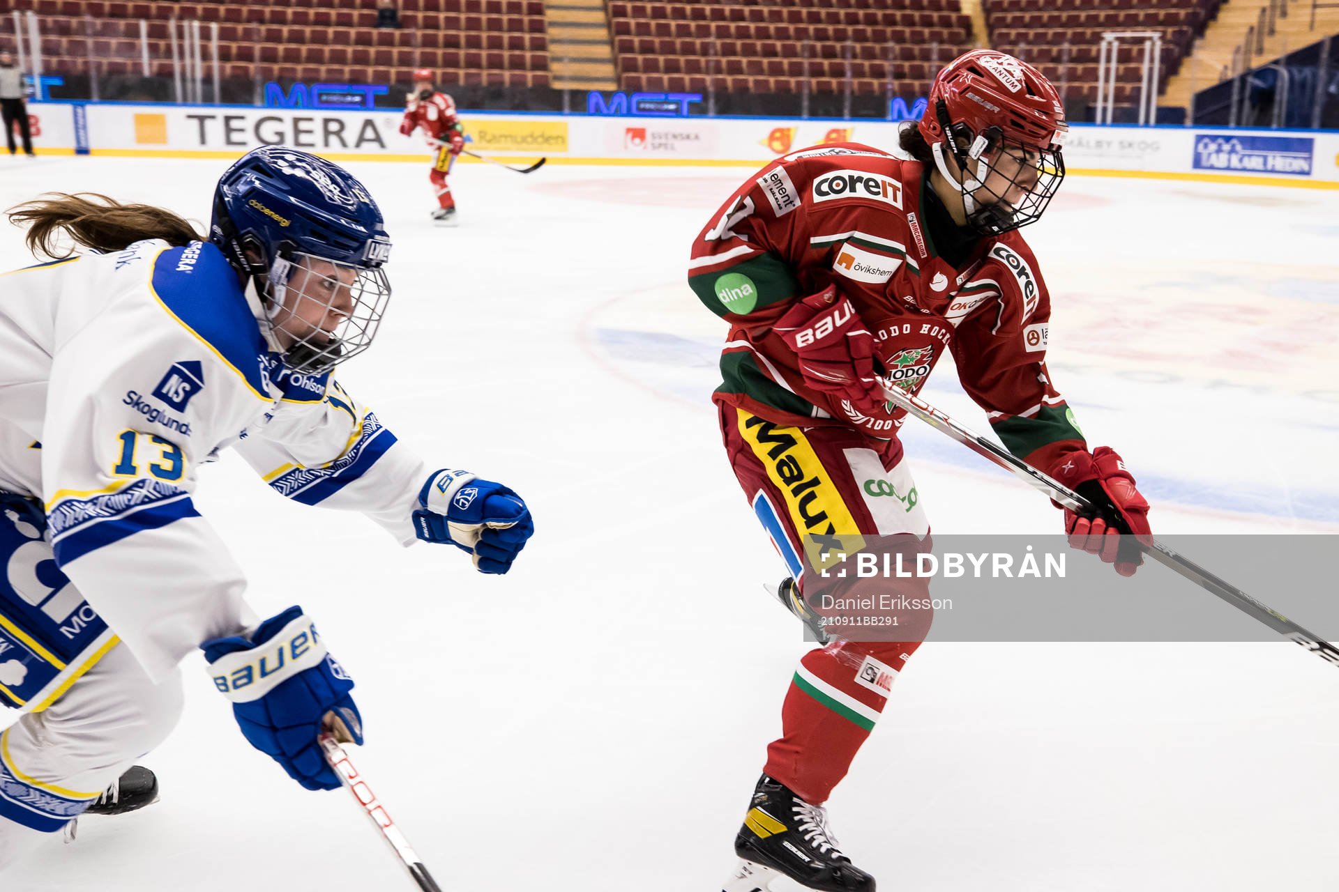 Leksands Hanna Sköld och Modos Mariam El-Mahmadi