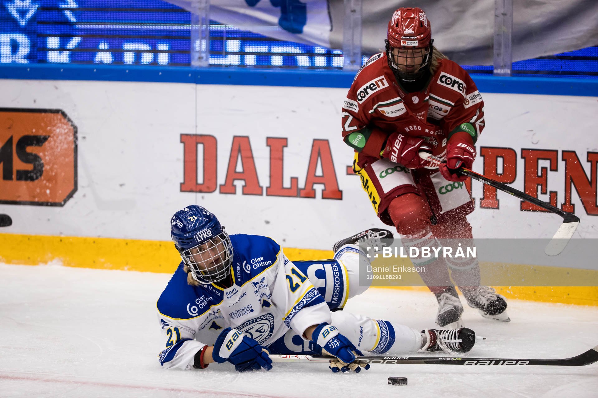 Leksands Tereza Vanisova och Modos Mina Waxin