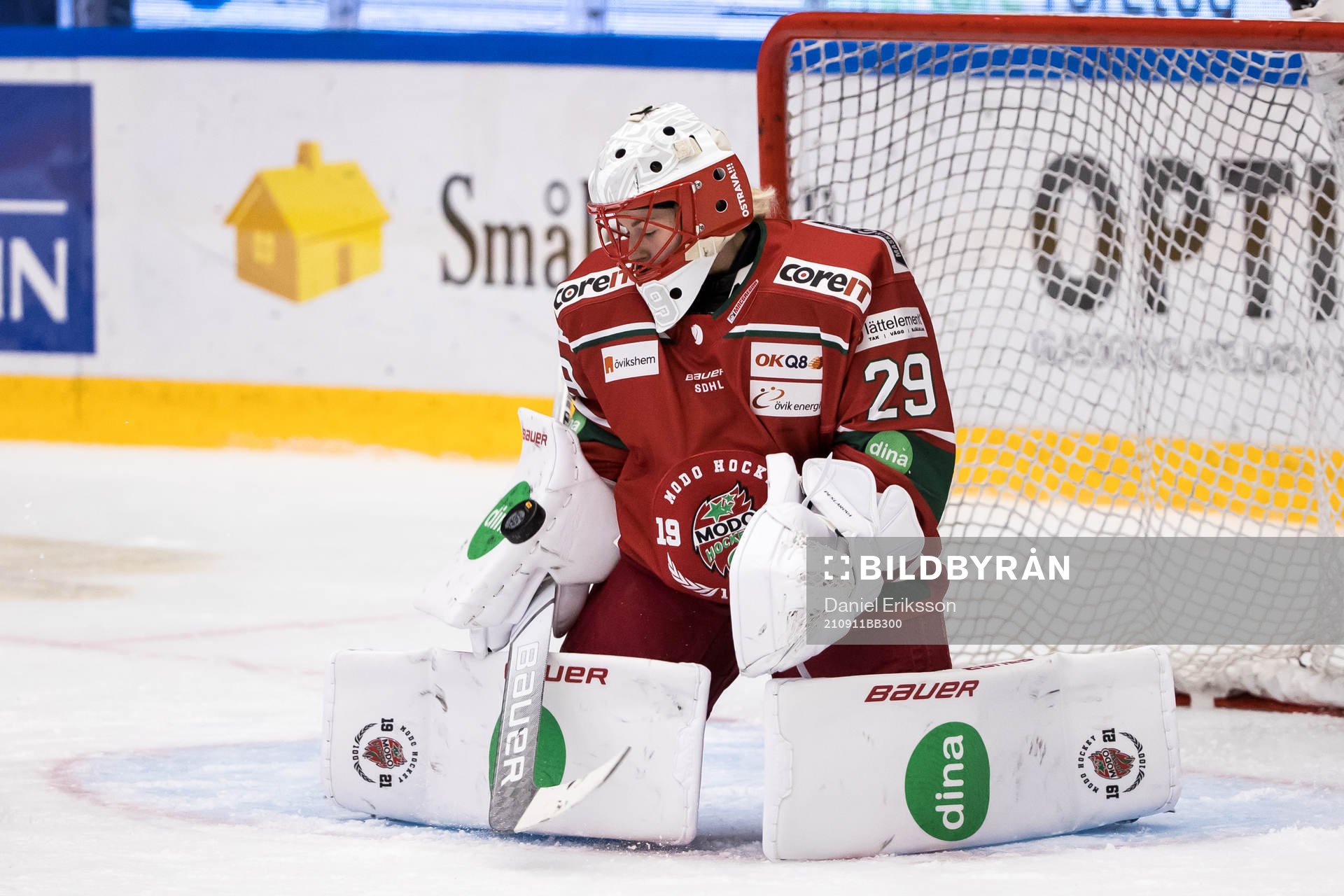 Modos målvakt Klara Peslarkova