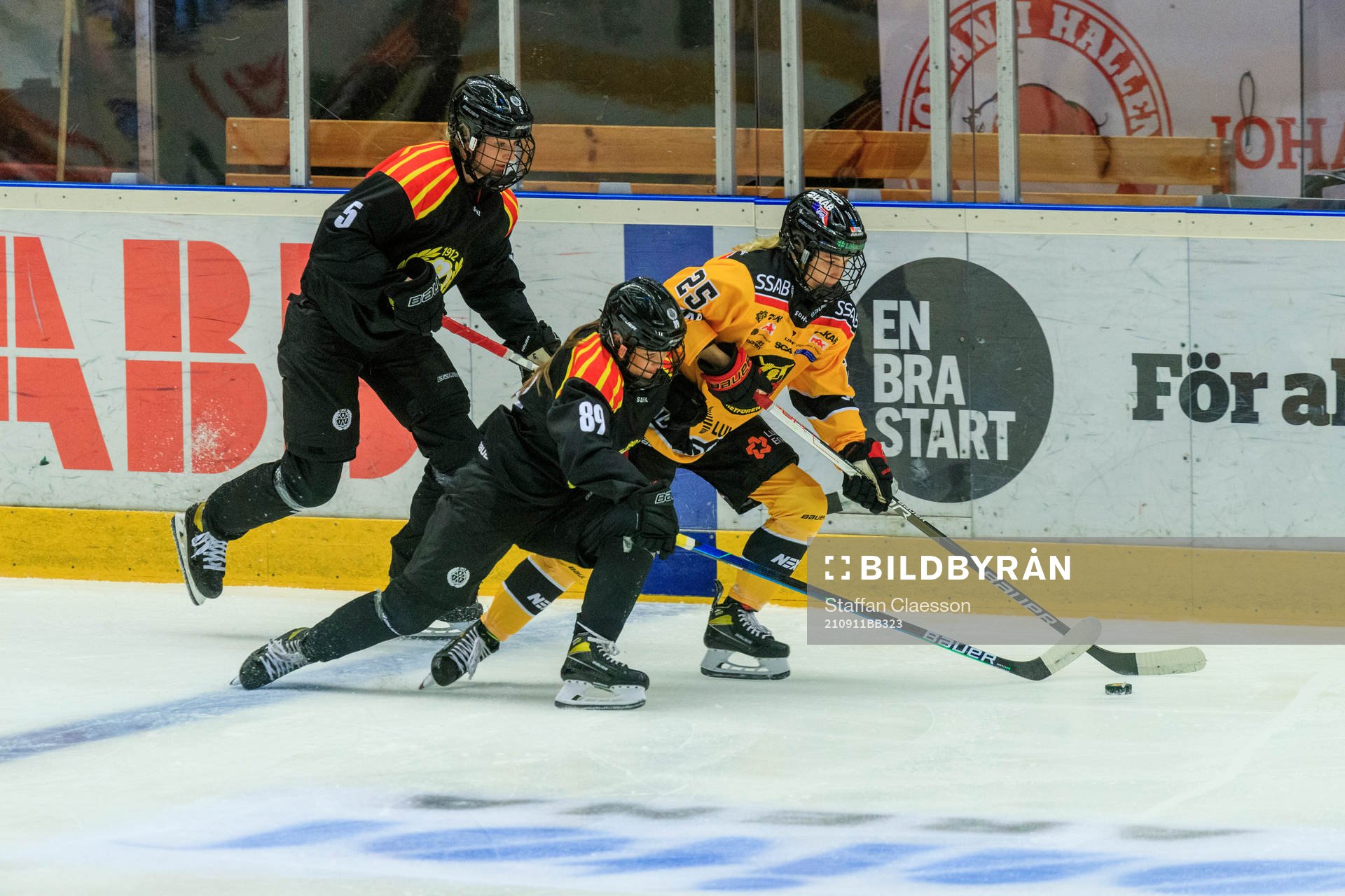 Brynäs Ebba Strandberg, Brynäs Stella Lindell och Luleås