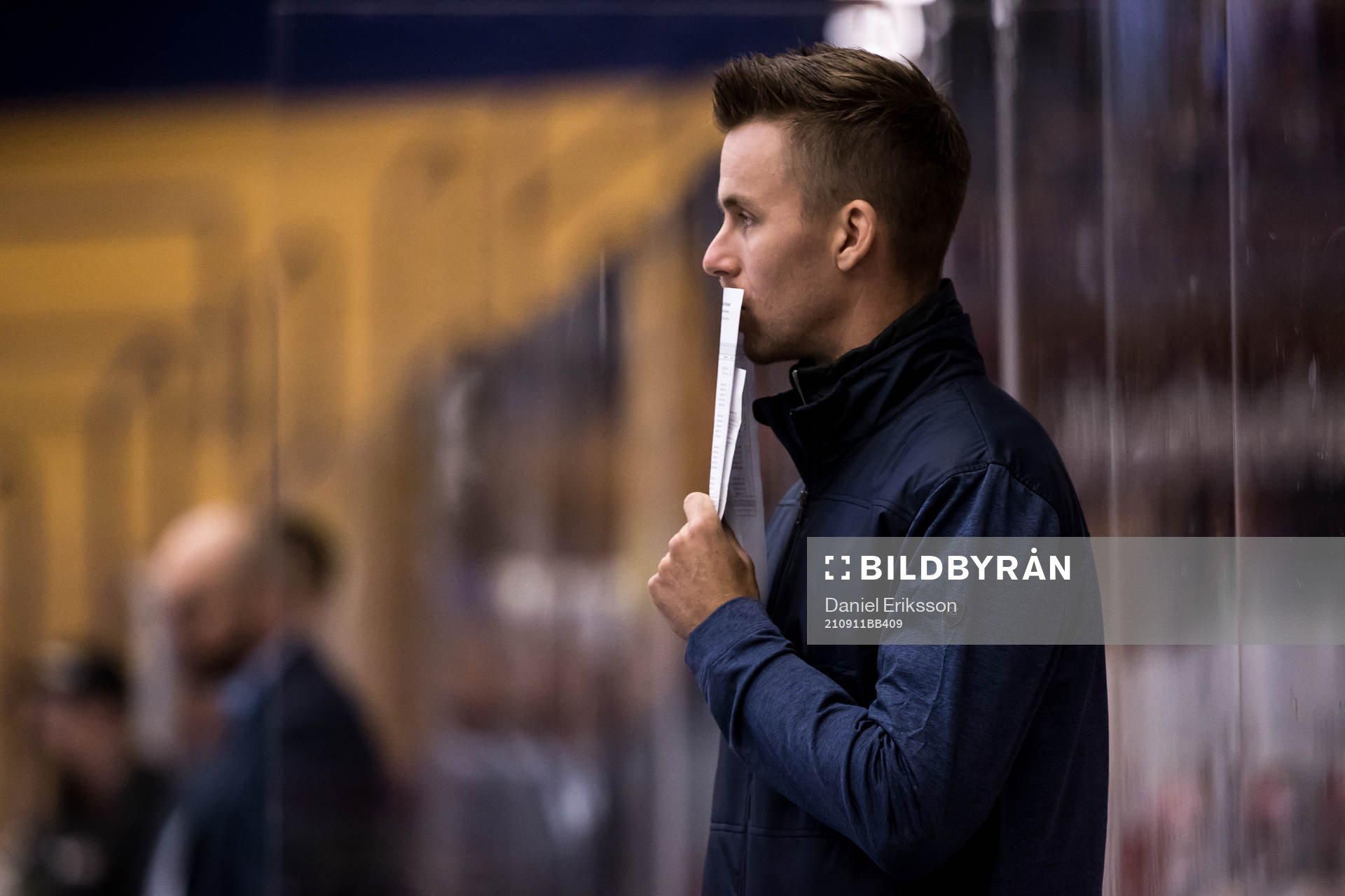 Leksands tränare Mathias Olsson