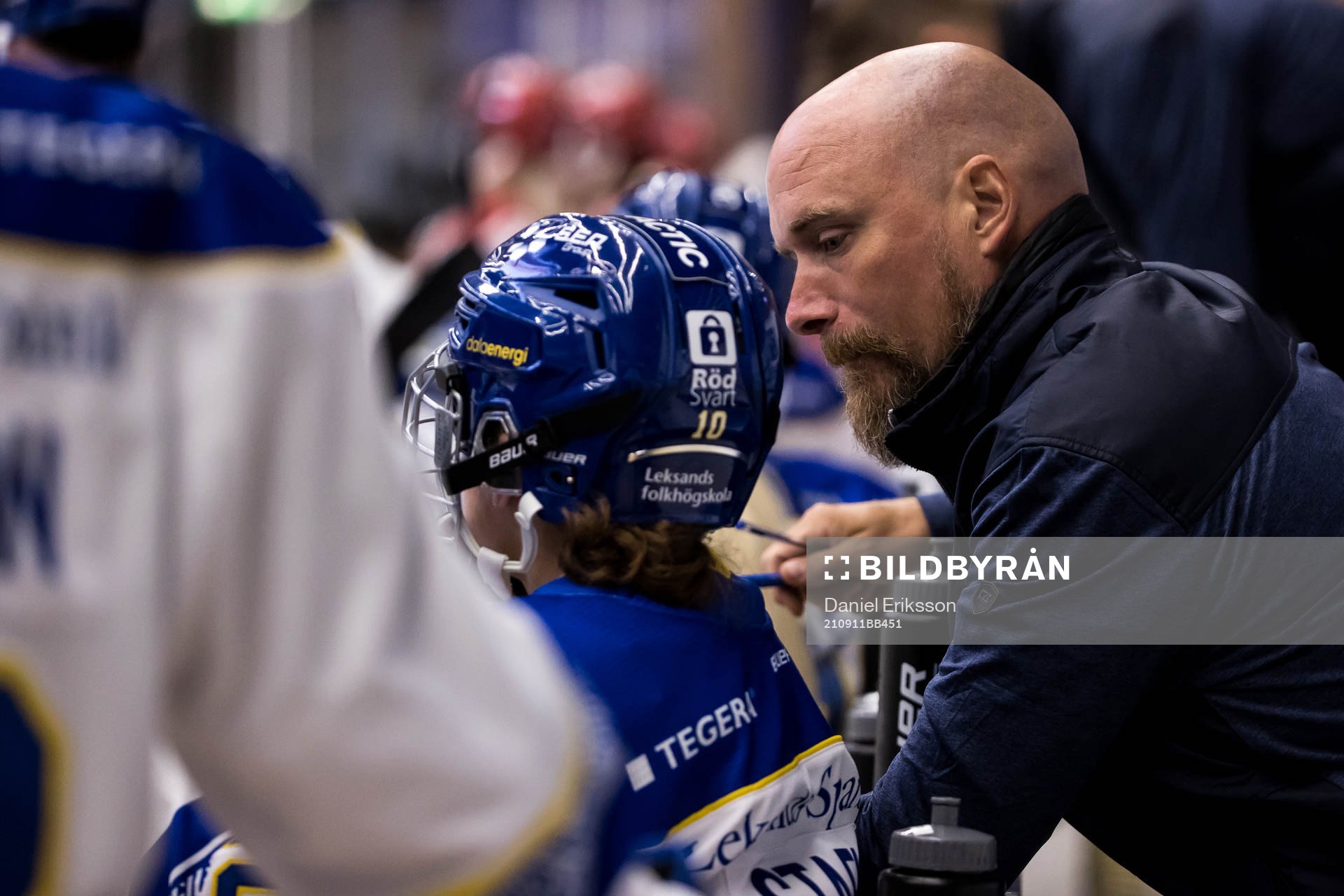 Leksands assisterande tränare Mattias Blomstrand