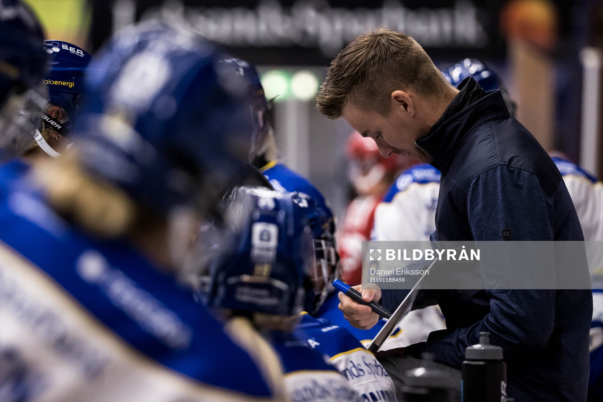 Leksands tränare Mathias Olsson