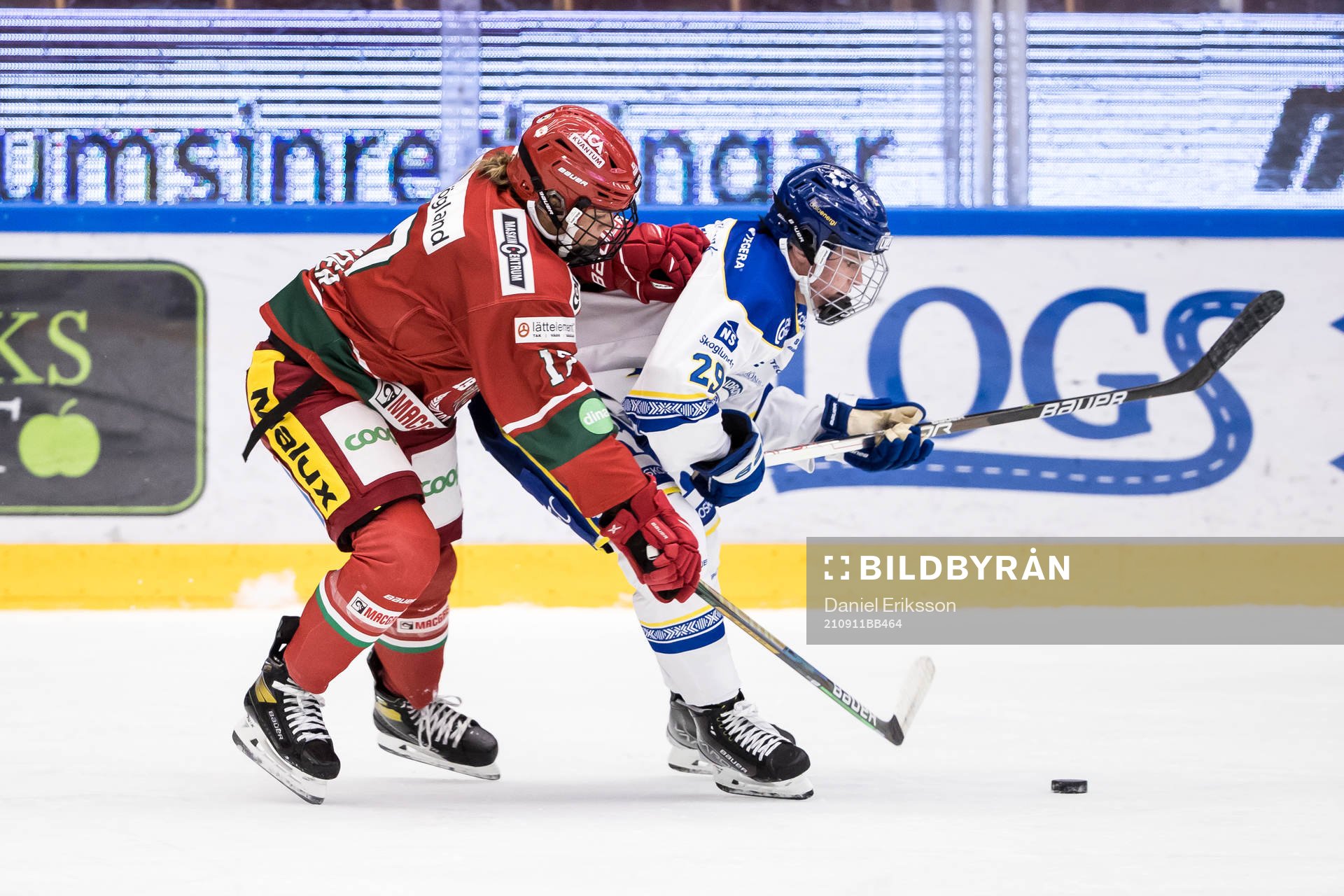 Modos Erica Rieder och Leksands Paige Lindsey Agnew