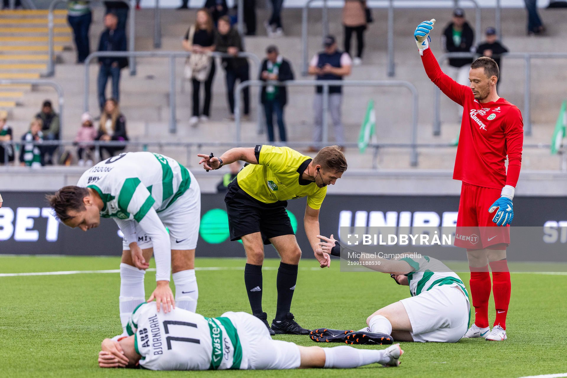 Västerås David Engström and Erik Björndahl har ont