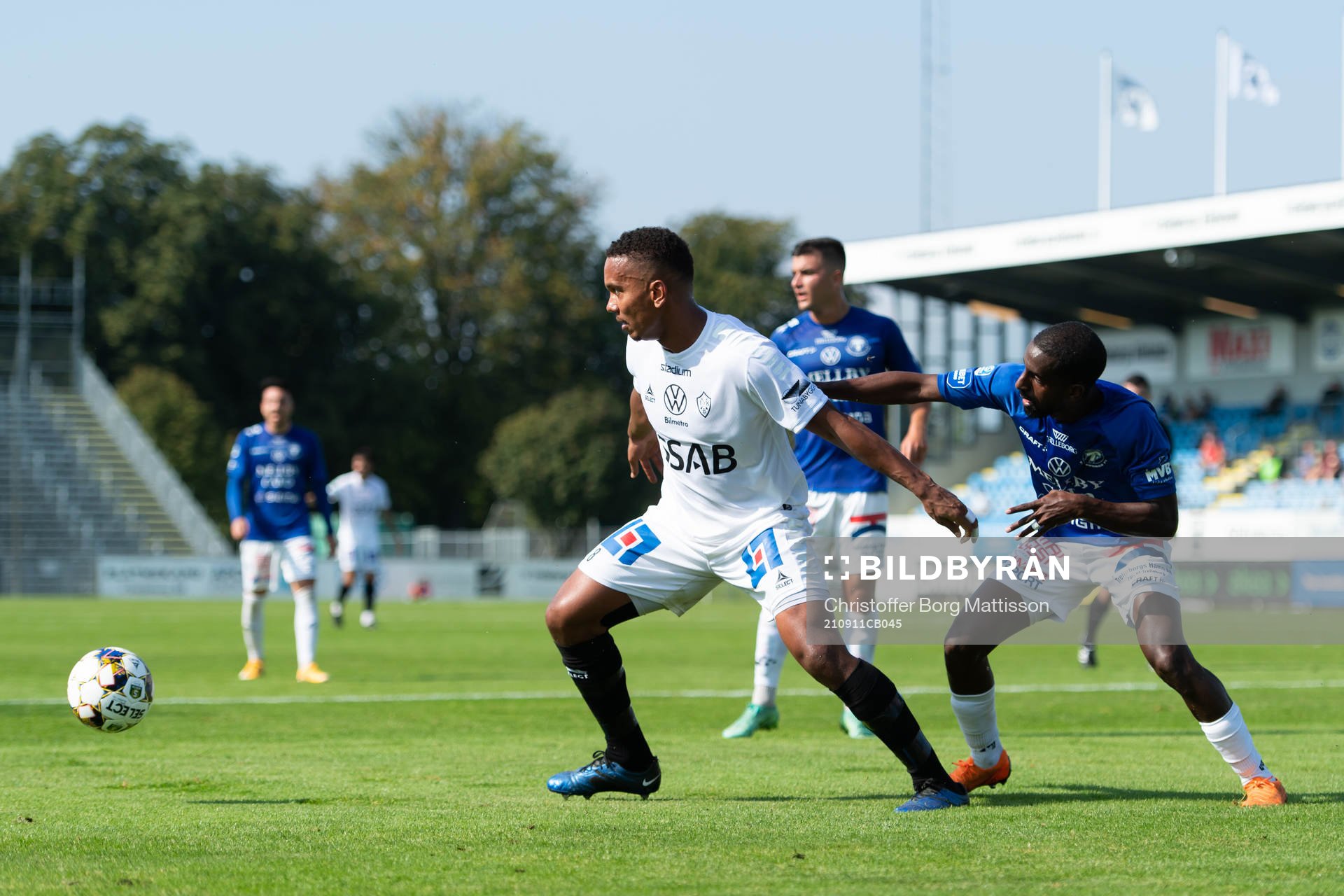 Brages Seth Kanteh Hellberg och  Trelleborgs Mohammed