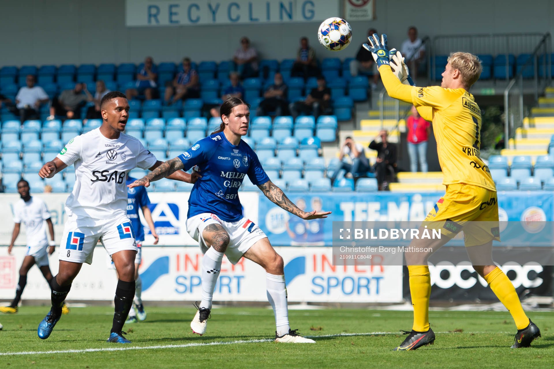 Brages Seth Kanteh Hellberg och Trelleborgs Isak Jönsson