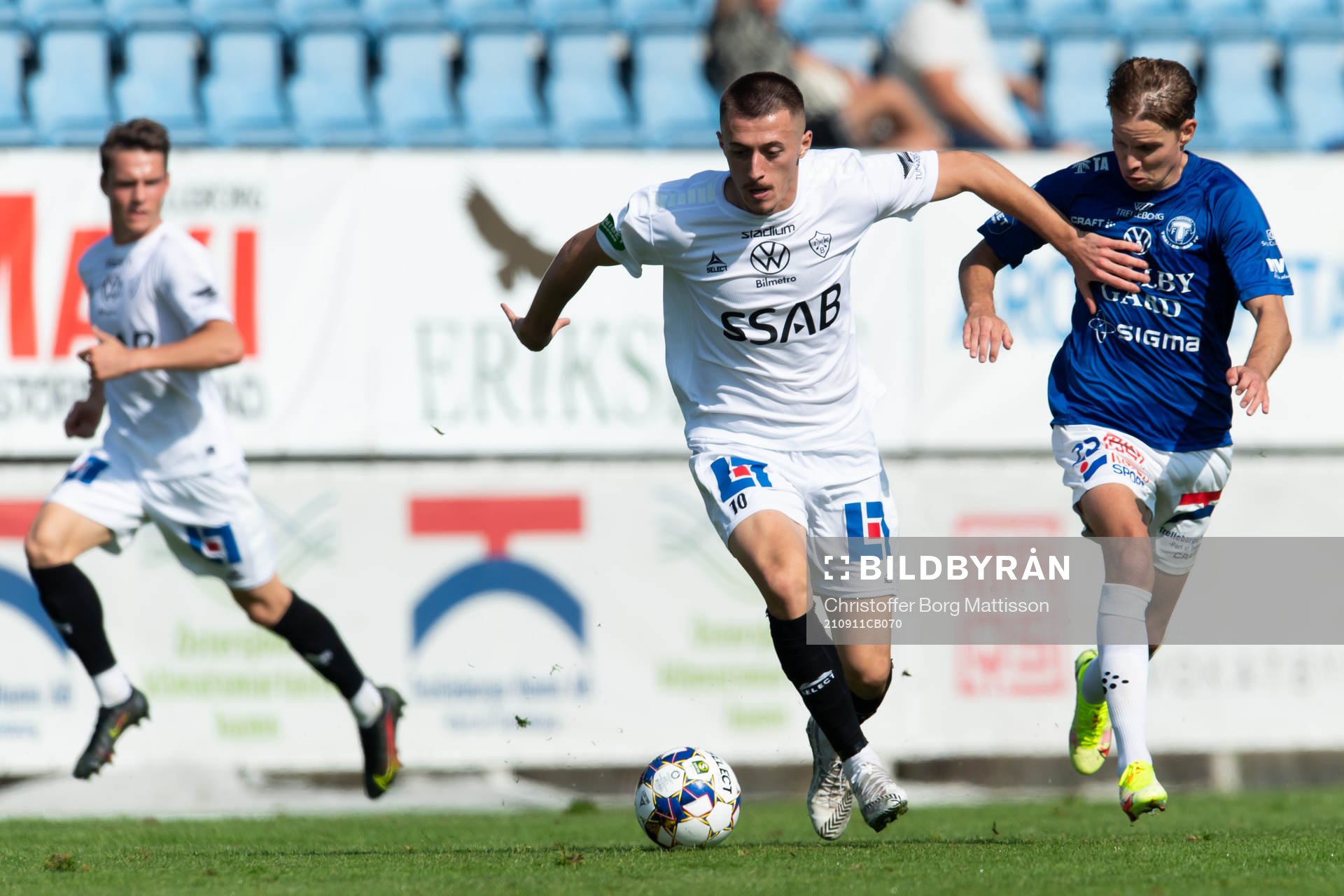 Brages Leonard Pllana och  Trelleborgs Johan Blomberg