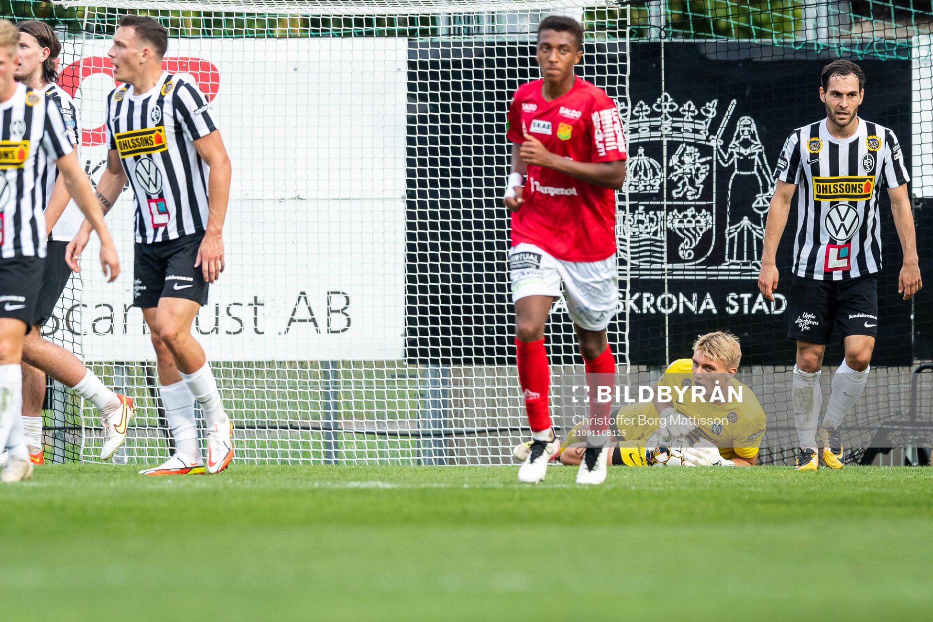Landskronas målvakt Svante Hildeman