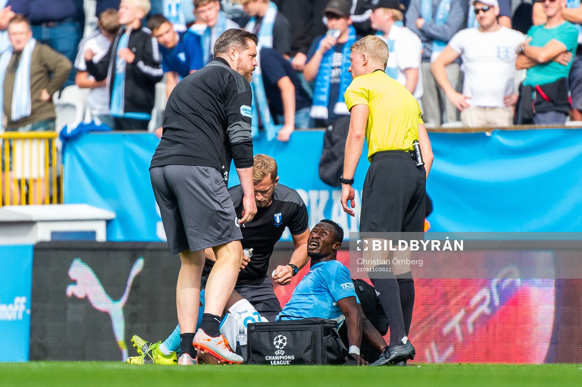 Malmö FFs Bonke Innocent får vård