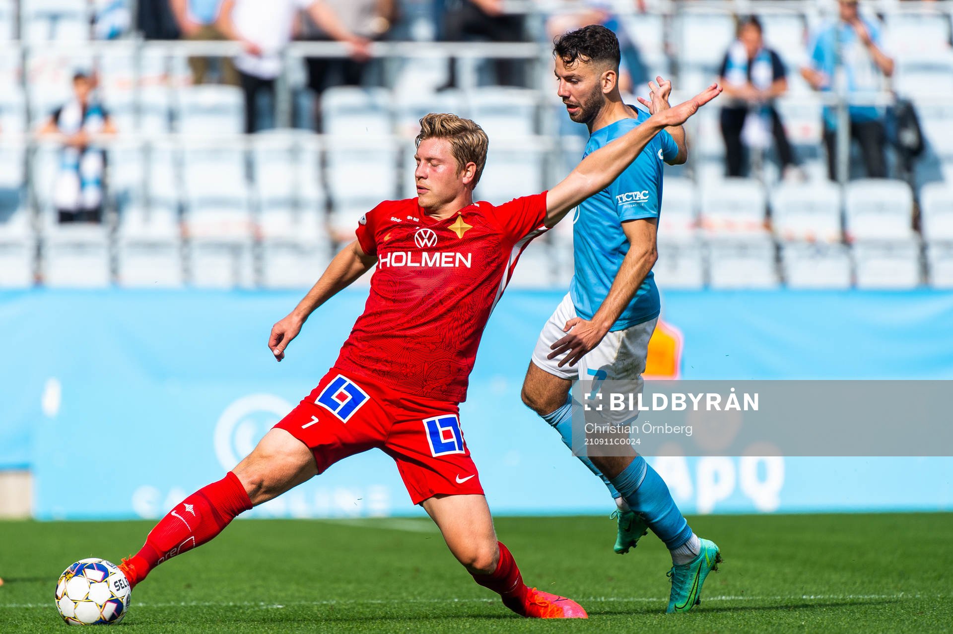 IFK Norrköpings Alexander Fransson och Malmö FFs Erdal