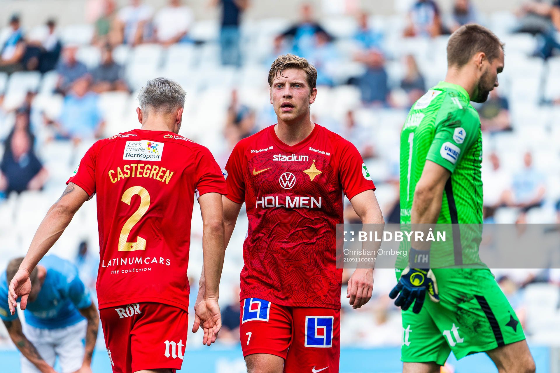 IFK Norrköpings Henrik Castegren, Alexander Fransson och