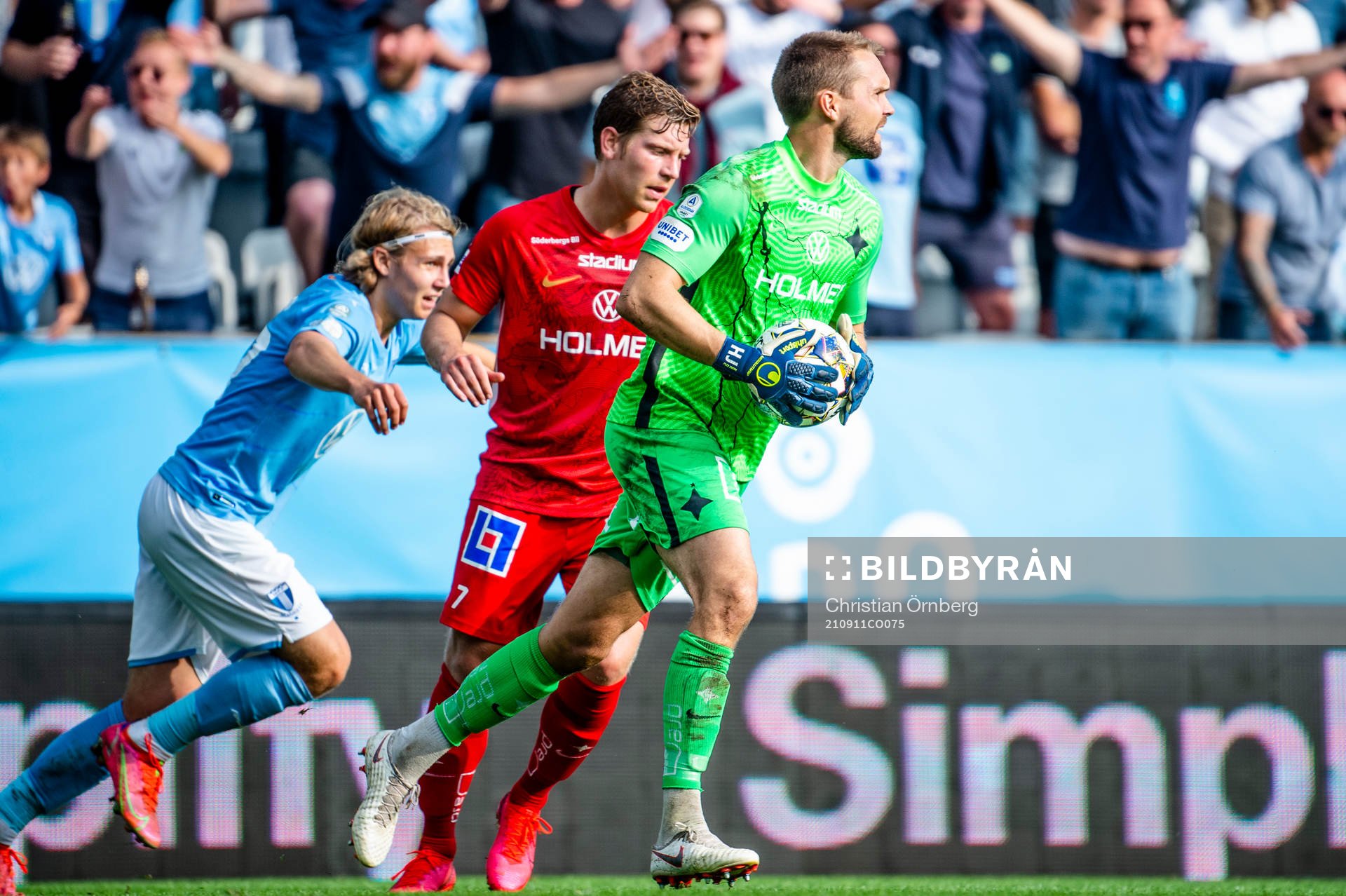 IFK Norrköpings målvakt Oscar Jansson och Alexander