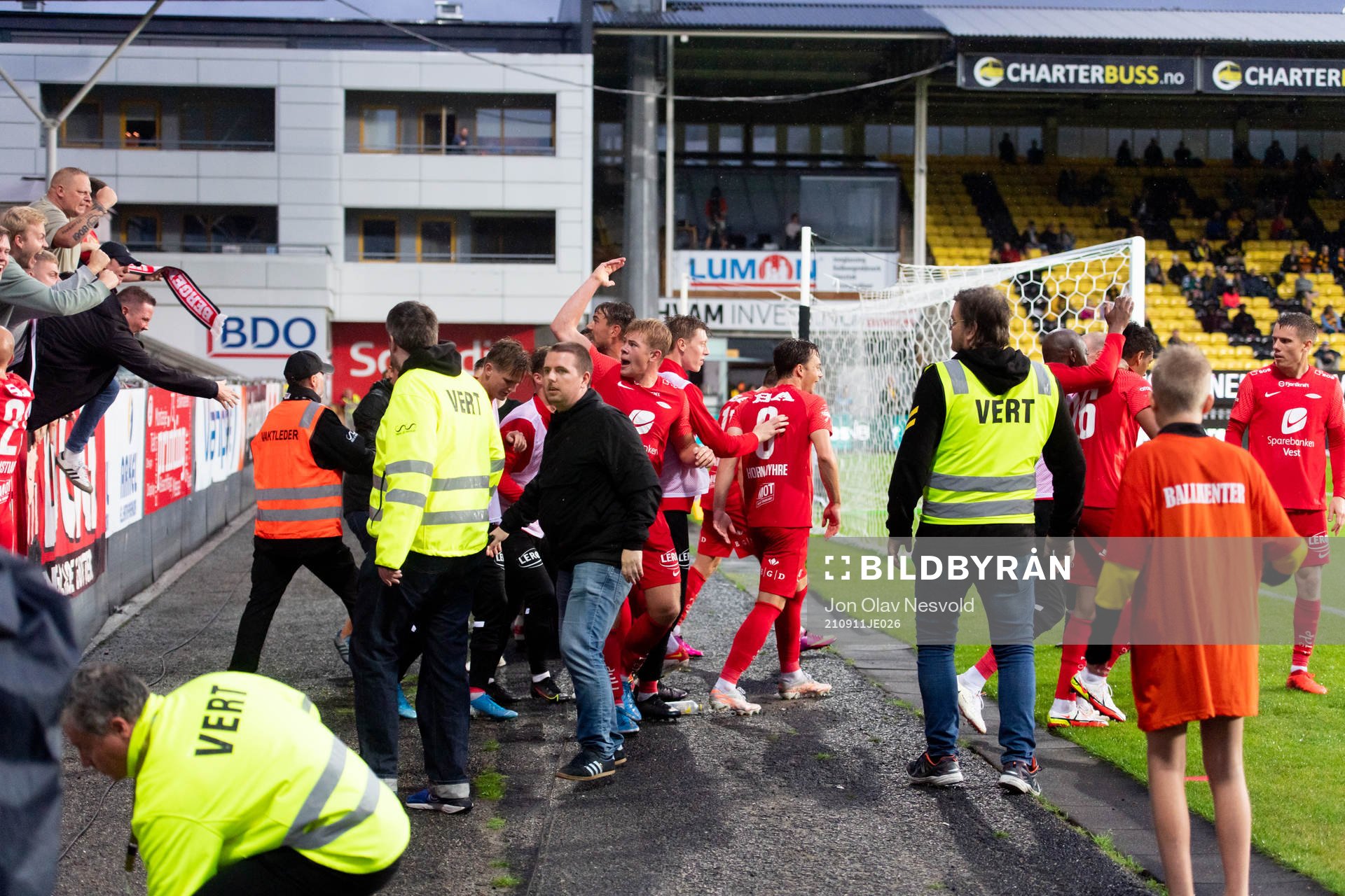 Brann celebrates