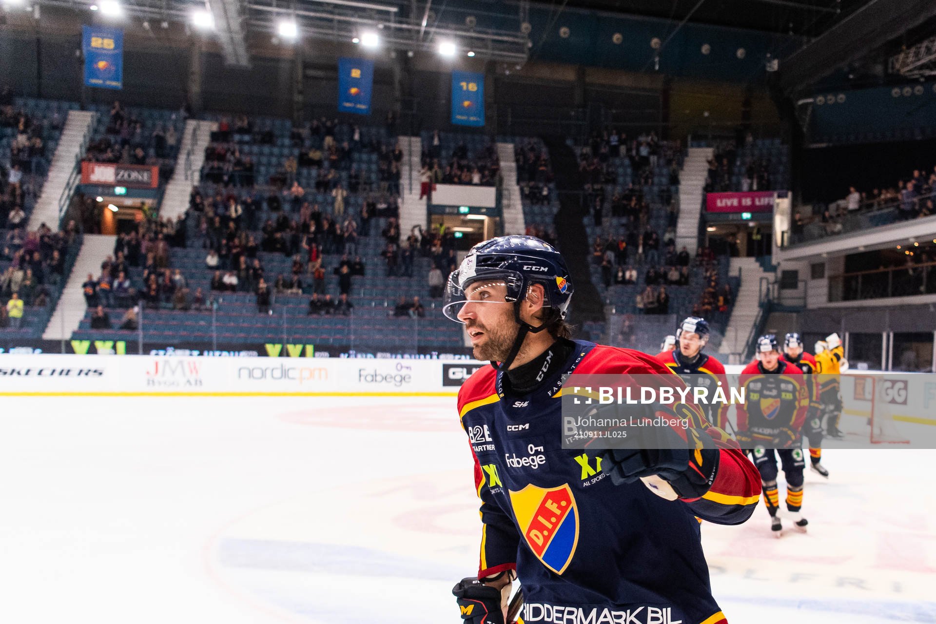Djurgårdens Ludvig Rensfeldt jublar