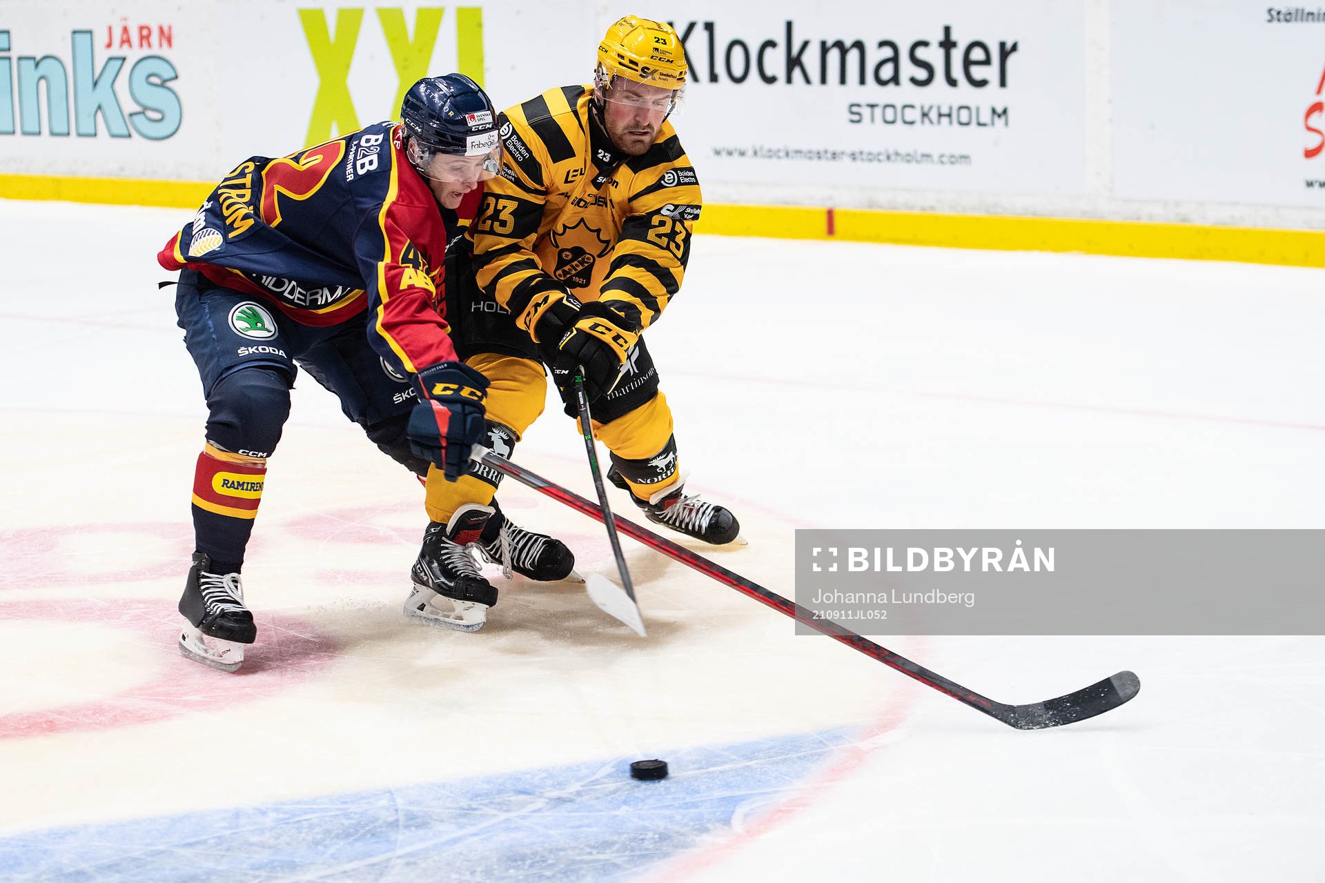 Djurgårdens Ludvig Hedström och Skellefteås Adam