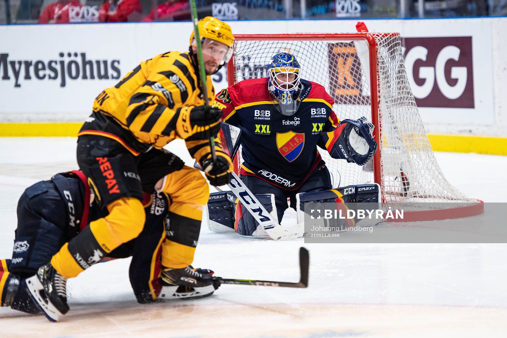 Djurgårdens målvakt Niklas Svedberg
