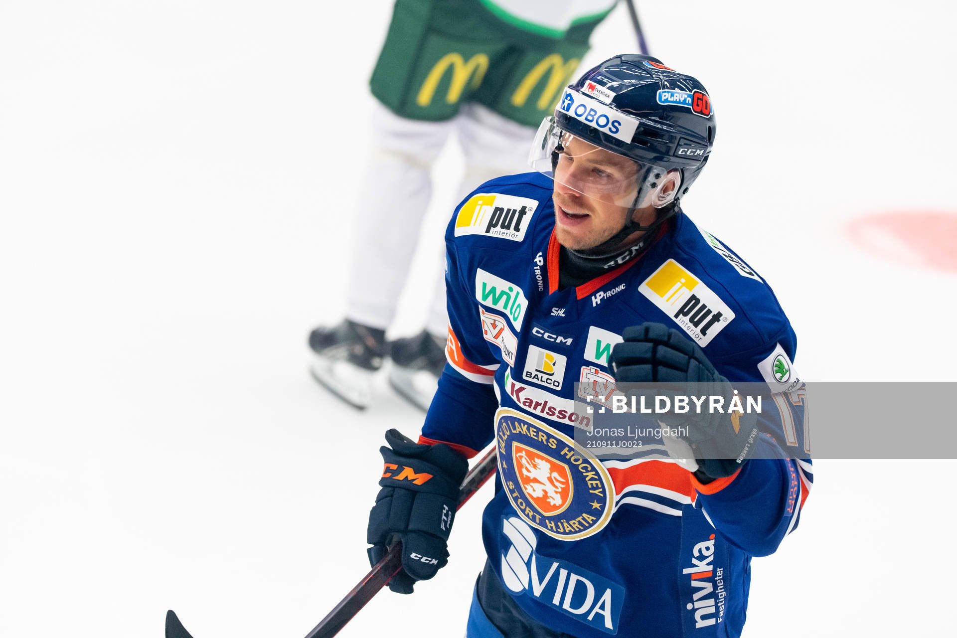 Växjös Emil Forslund jublar