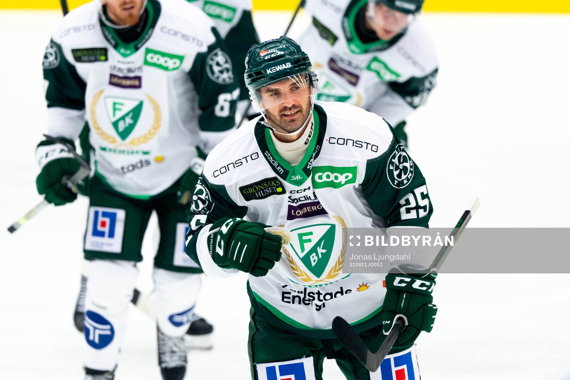 Färjestads Martin Johansson jublar