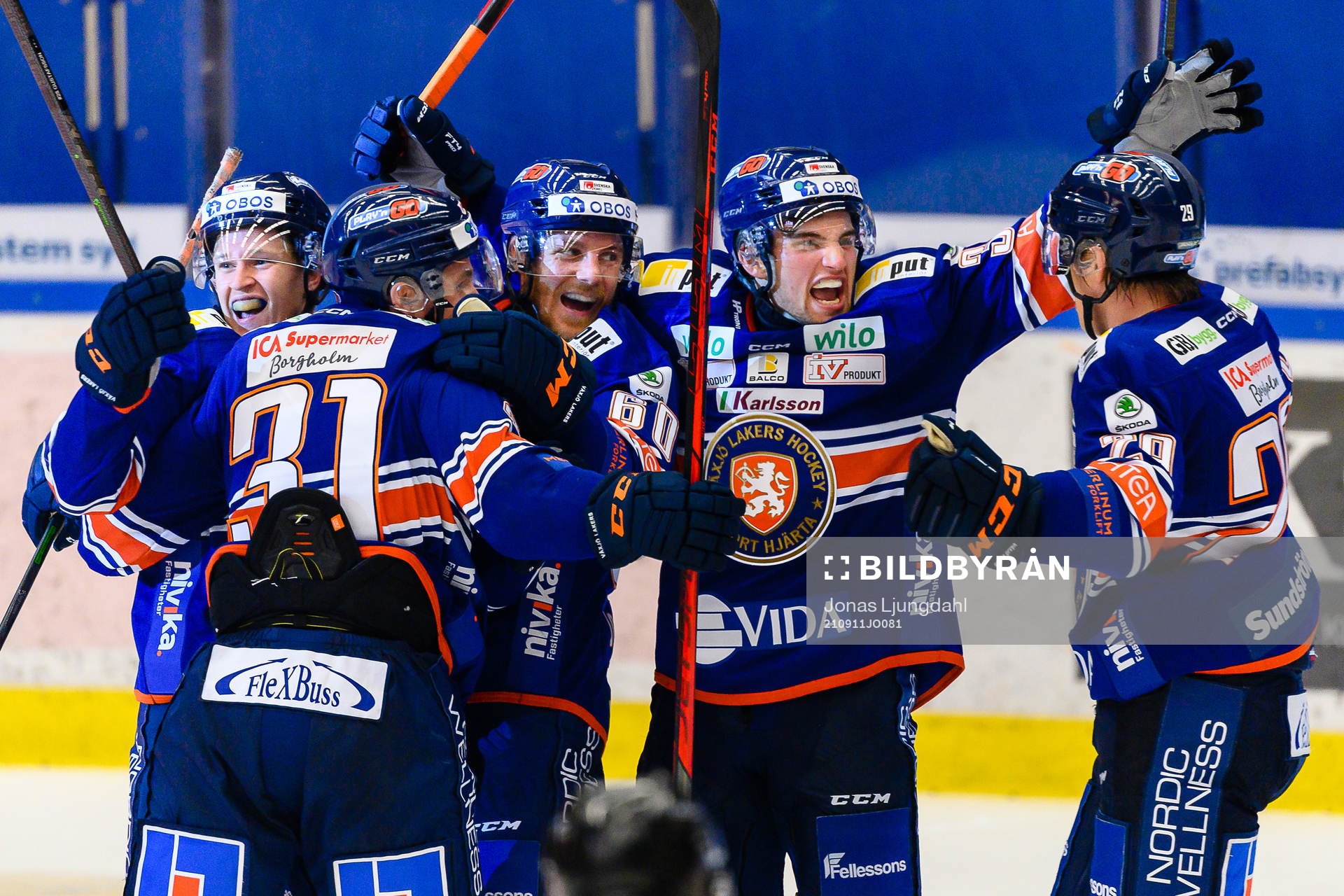 Växjös Hugo Gustafsson, Olle Lycksell,  Erik Josefsson,