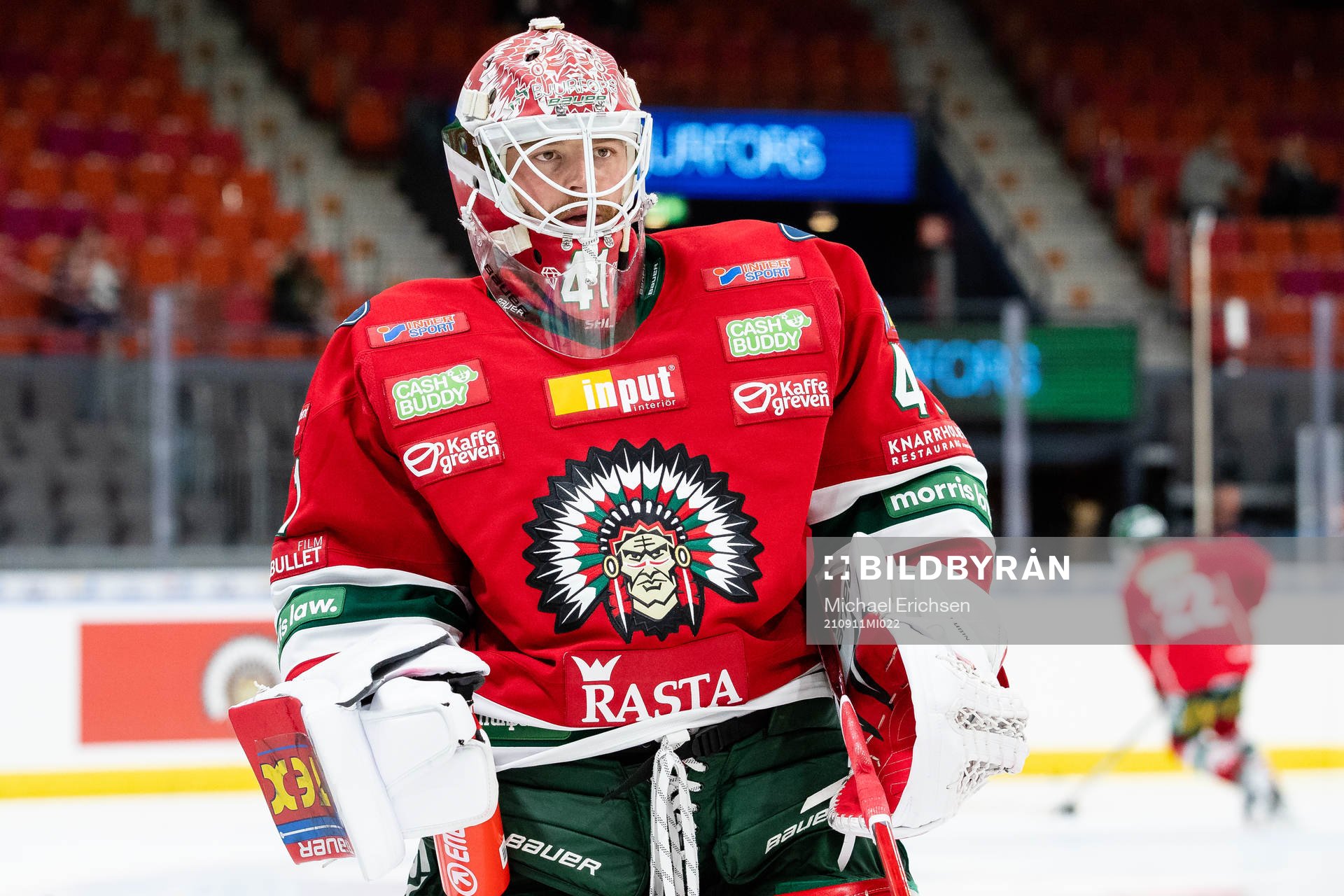 Frölundas målvakt Niklas Rubin