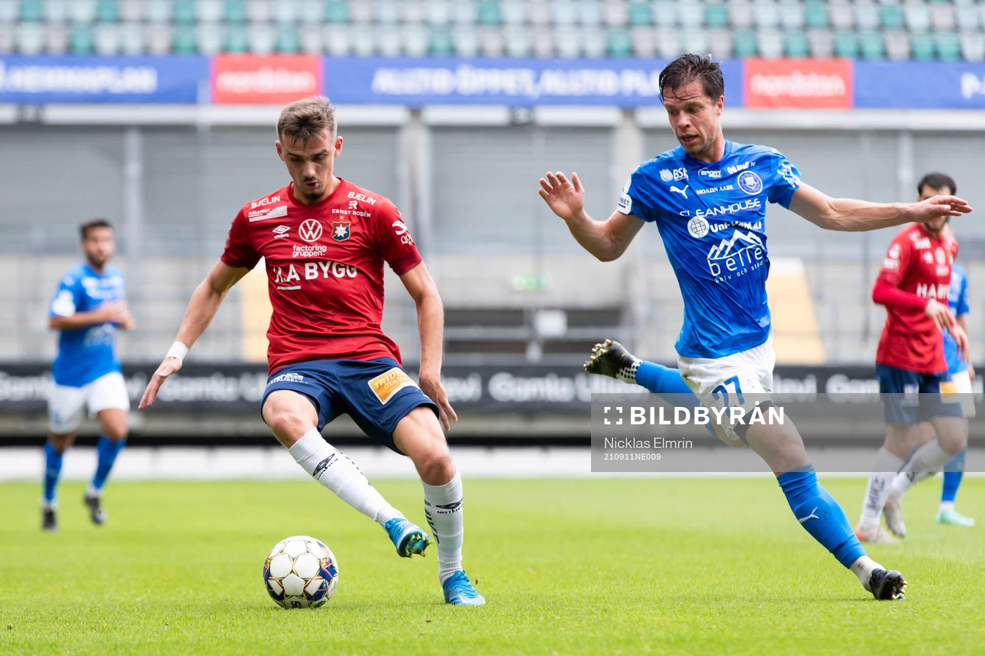 Örgrytes Ajdin Zeljkovic och Akropolis Erik Figueroa