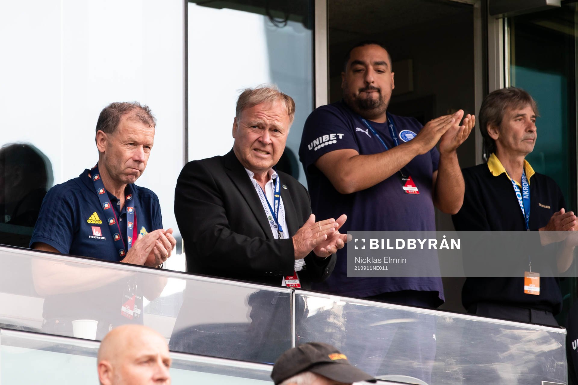 Gerhard Sager på läktaren