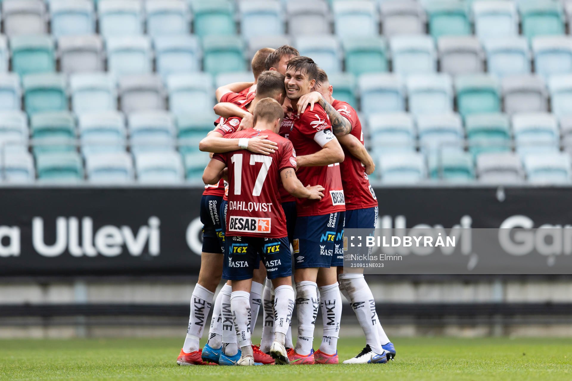 Örgrytes spelare jublar