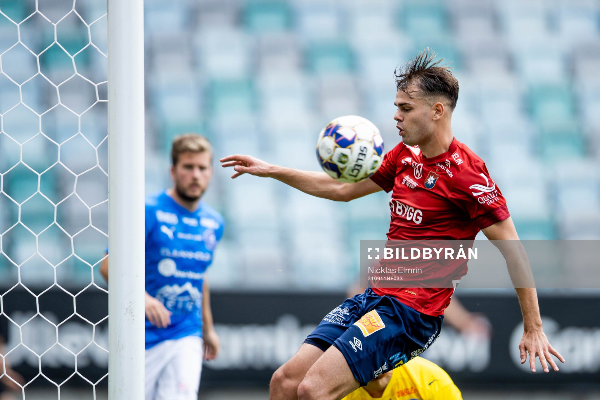 Örgrytes Peru Ruiz under fotbollsmatchen i Superettan mellan Örgryte och Akropolis den 11 september 2021 i Göteborg. 