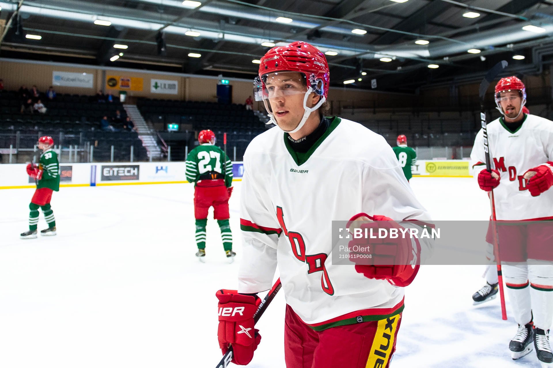 Modos Max Tjernström jublar